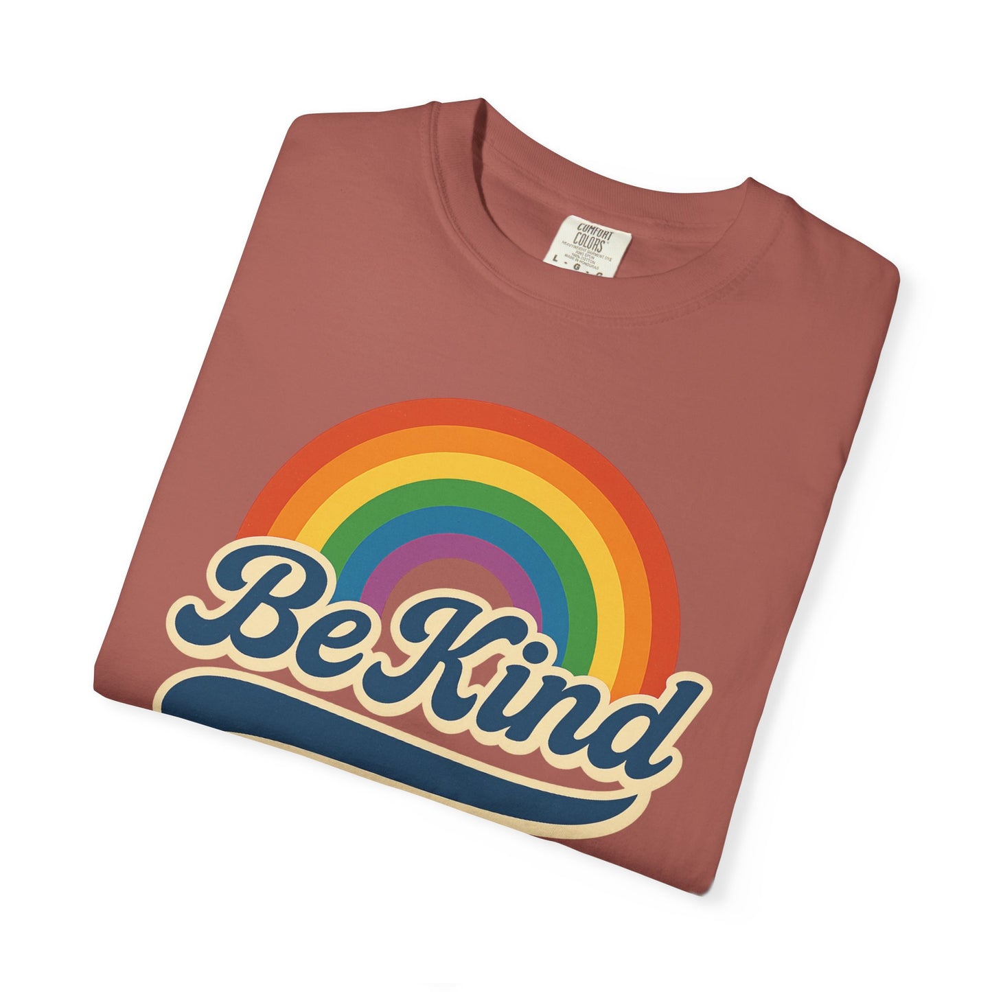 Be Kind Retro T-Shirt Blue