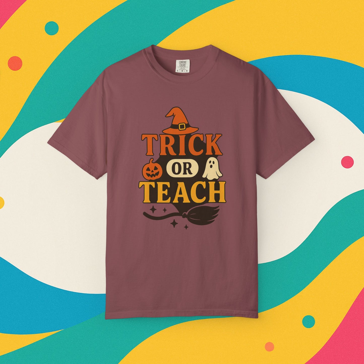 Garment-Dyed T-shirt - Trick or Teach