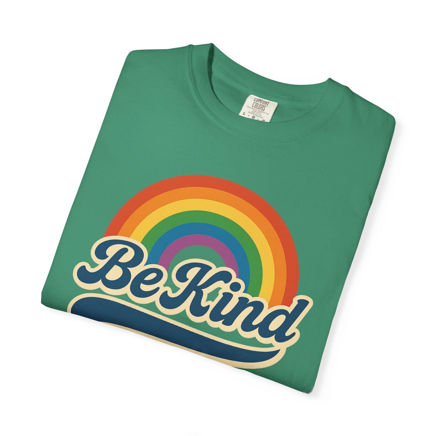 Be Kind Retro T-Shirt Blue