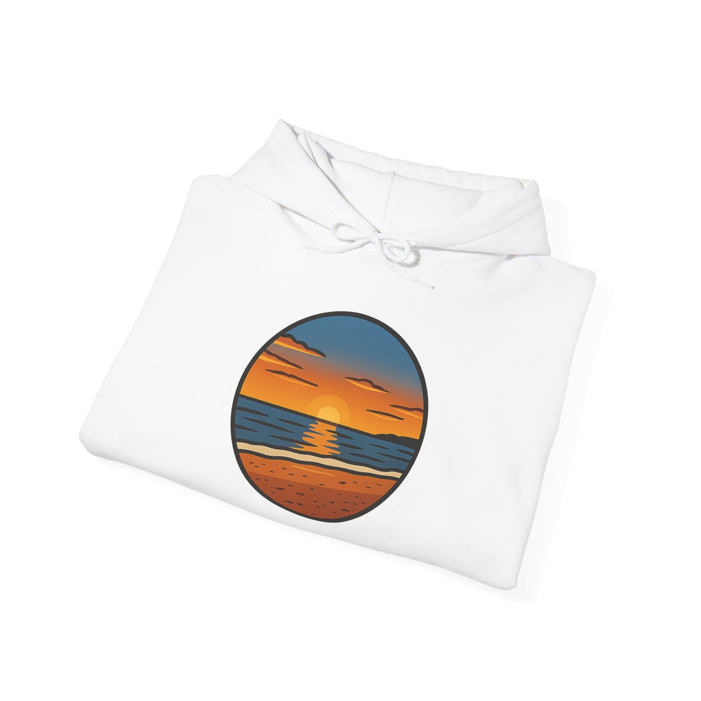 Beach Scene Hoodie Sweatshirt