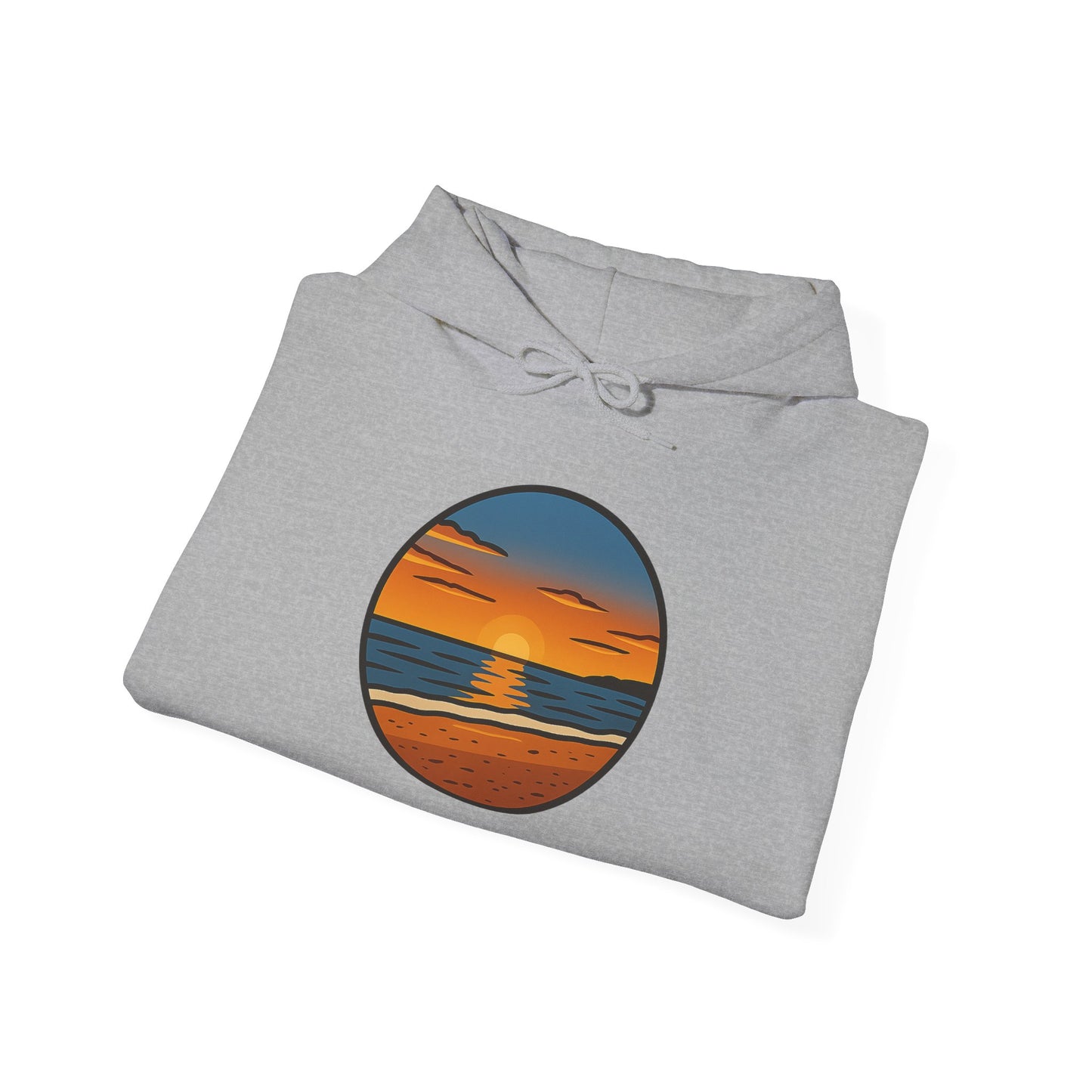 Beach Scene Hoodie Sweatshirt
