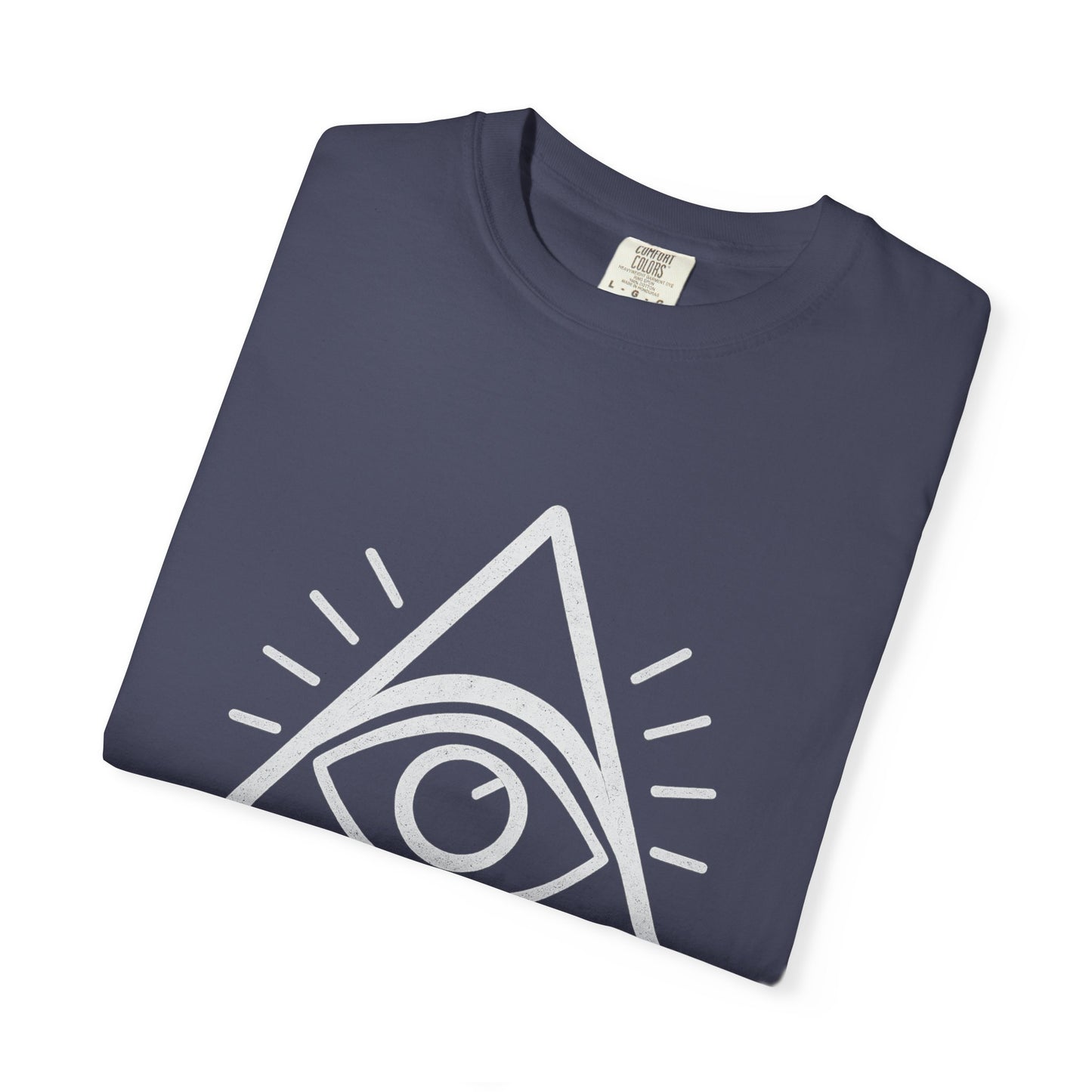 Eye See You Garment-Dyed T-shirt - Progress Over Perfection Design