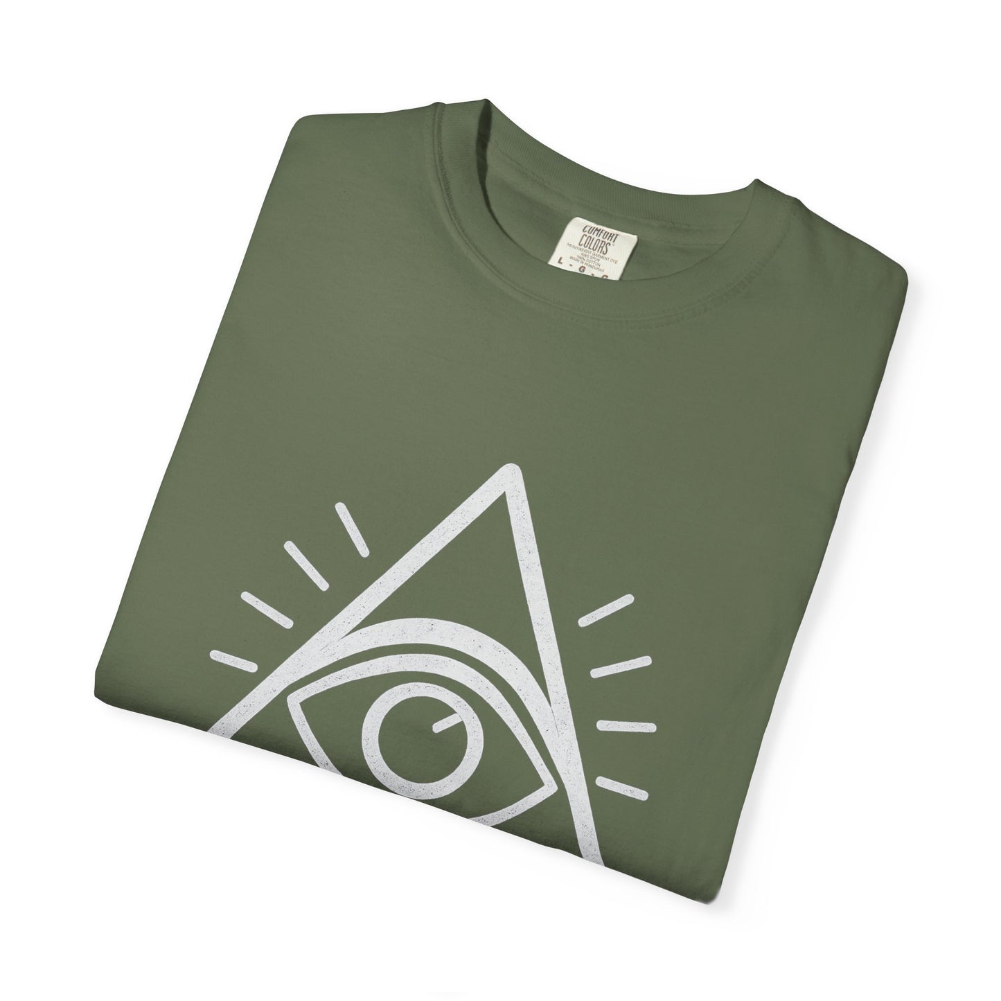 Eye See You Garment-Dyed T-shirt - Progress Over Perfection Design