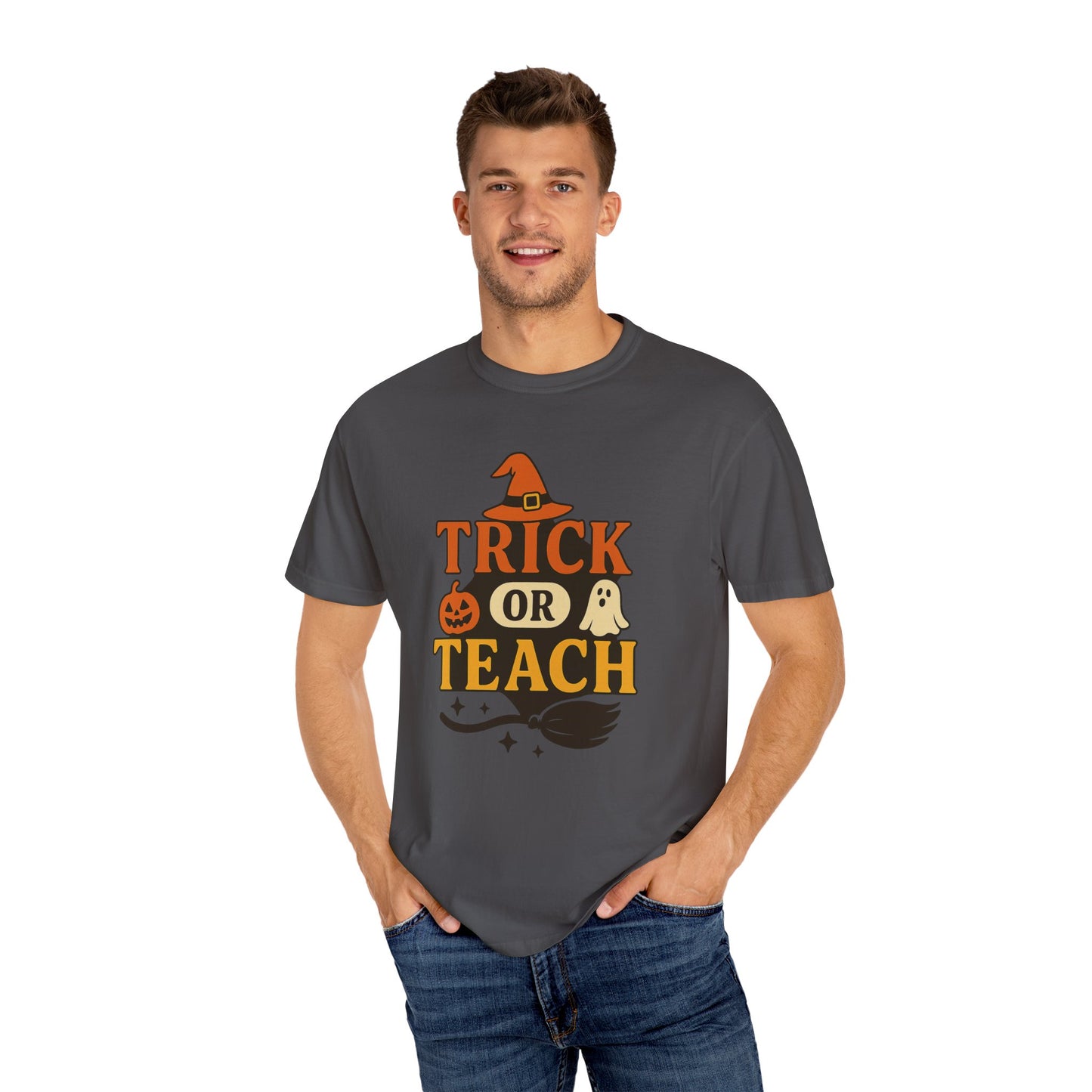 Garment-Dyed T-shirt - Trick or Teach