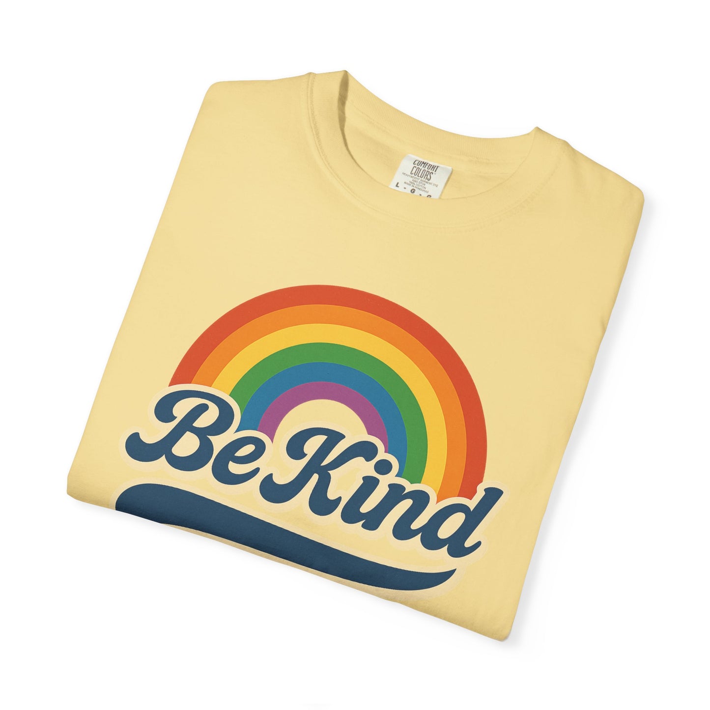 Be Kind Retro T-Shirt Blue