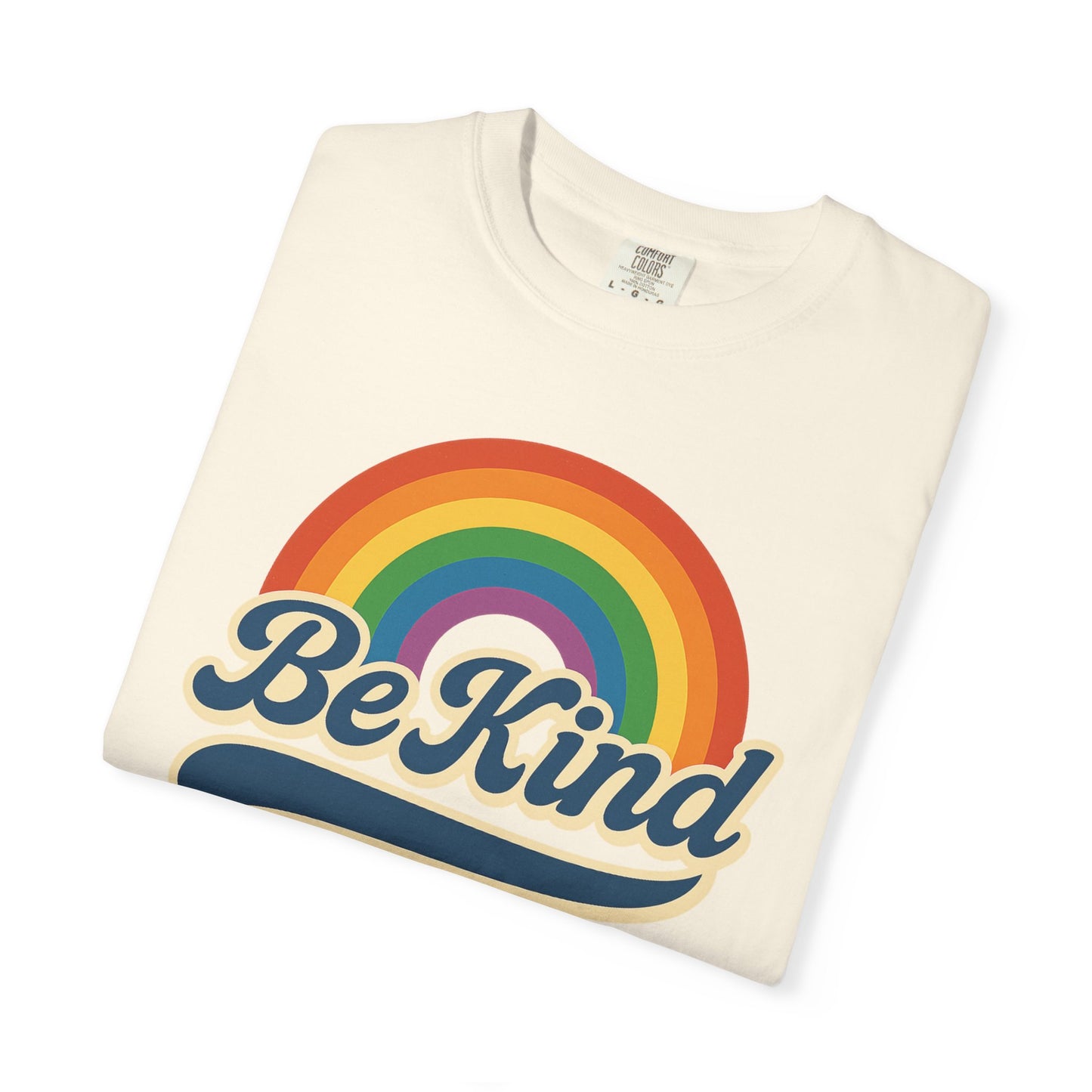 Be Kind Retro T-Shirt Blue
