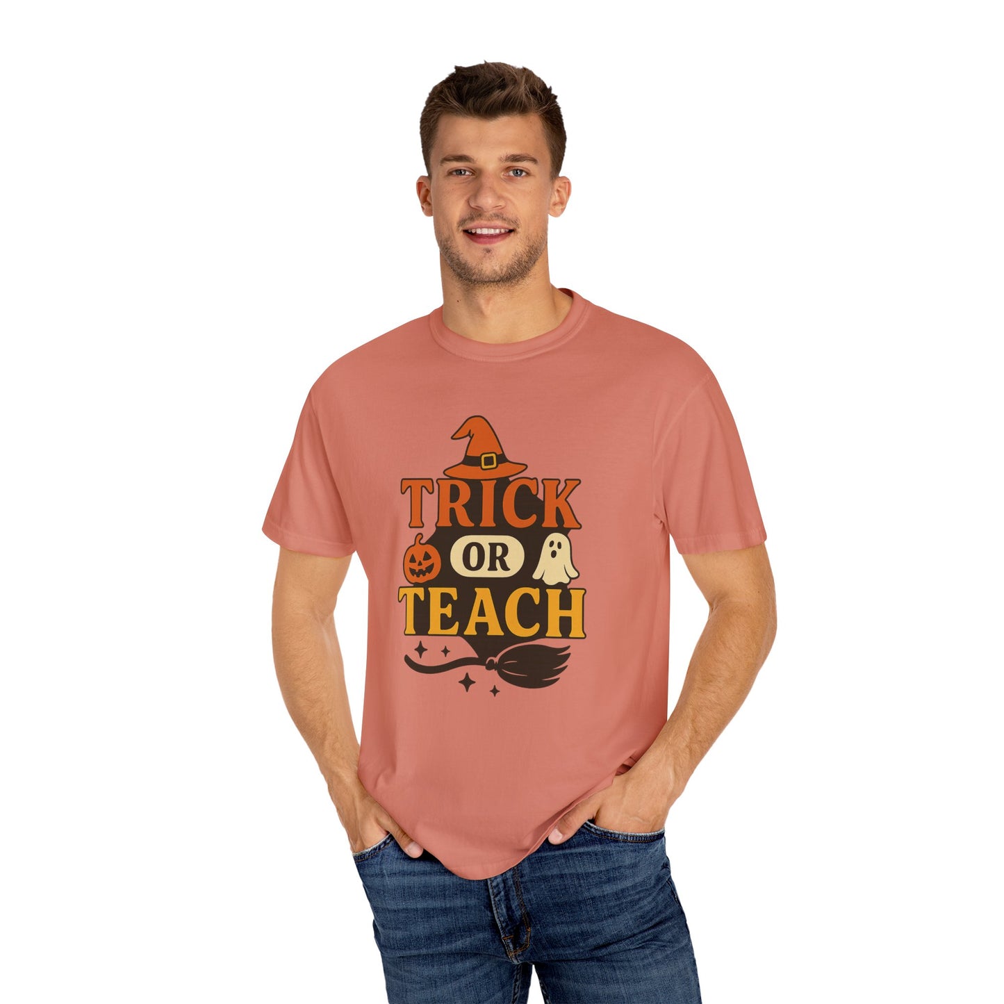 Garment-Dyed T-shirt - Trick or Teach