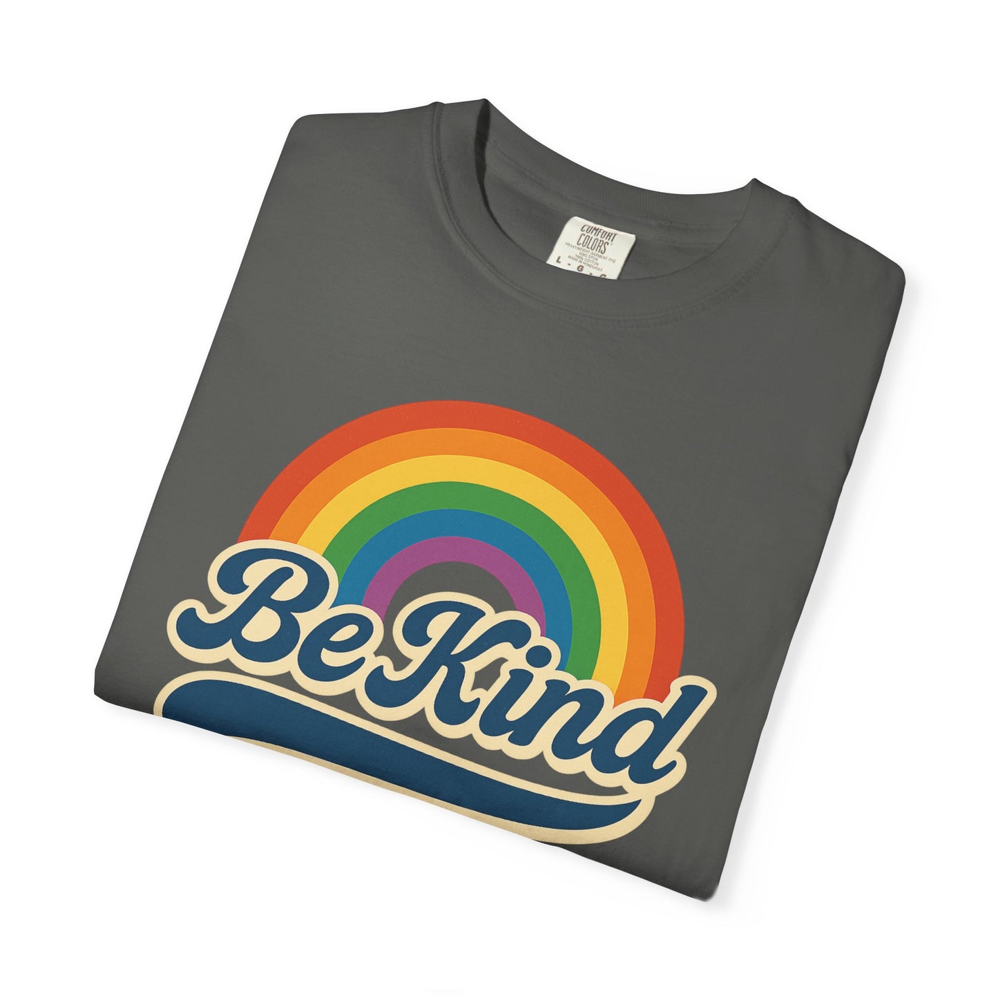 Be Kind Retro T-Shirt Blue