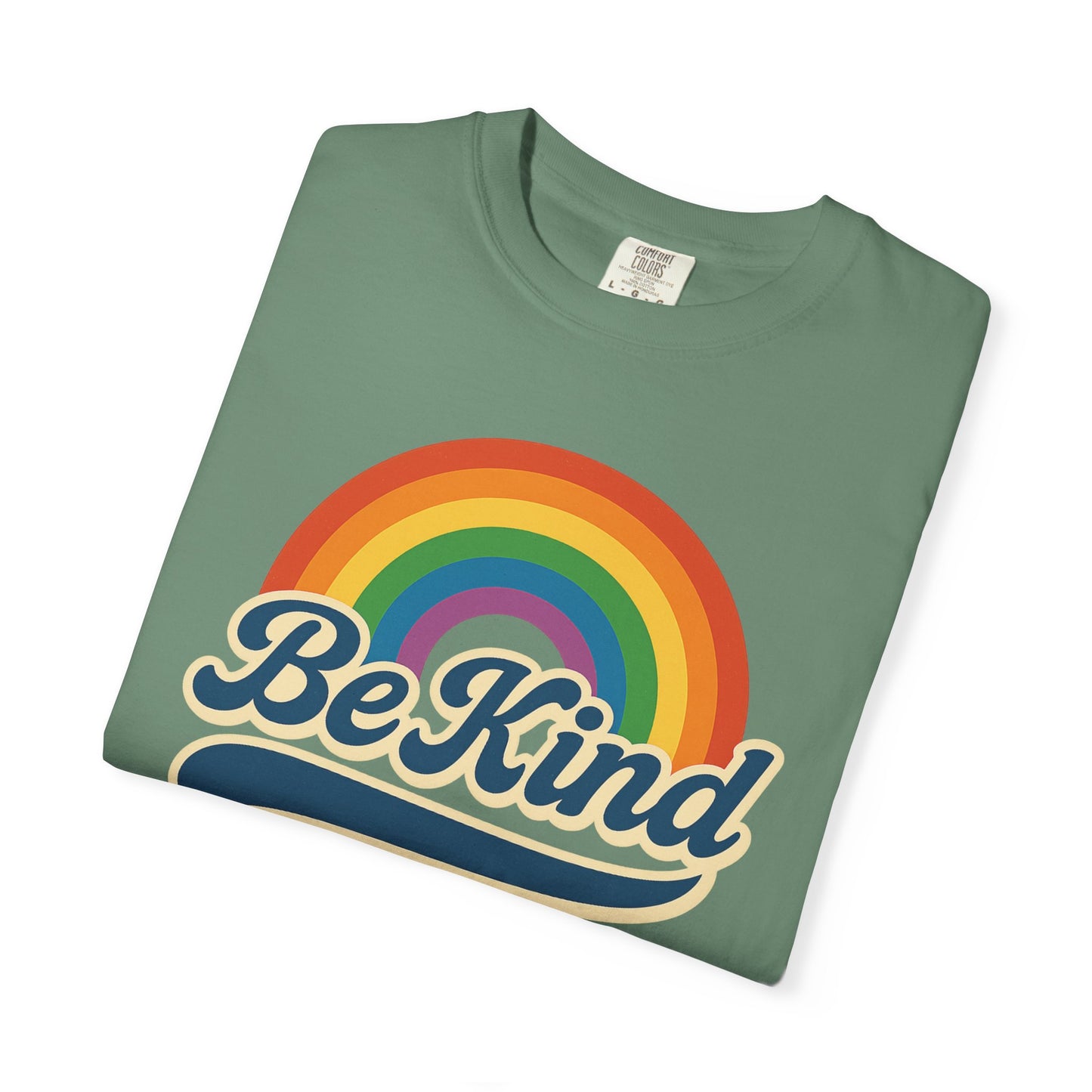 Be Kind Retro T-Shirt Blue