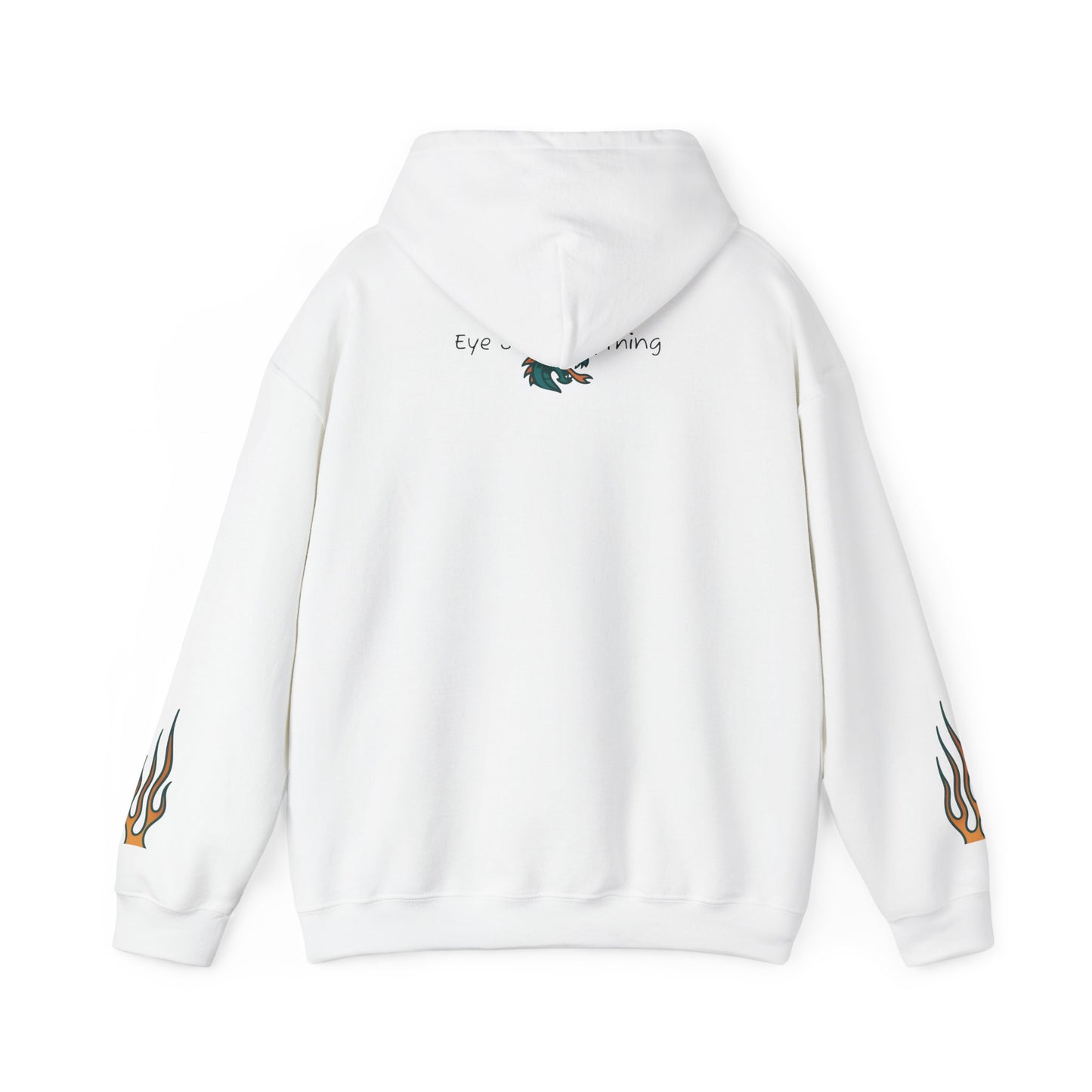 Dragon Hooded Sweatshirt | Unisex Heavy Blend, Cozy Streetwear, Spiritual Gift, Festival Apparel, Everyday Comfort