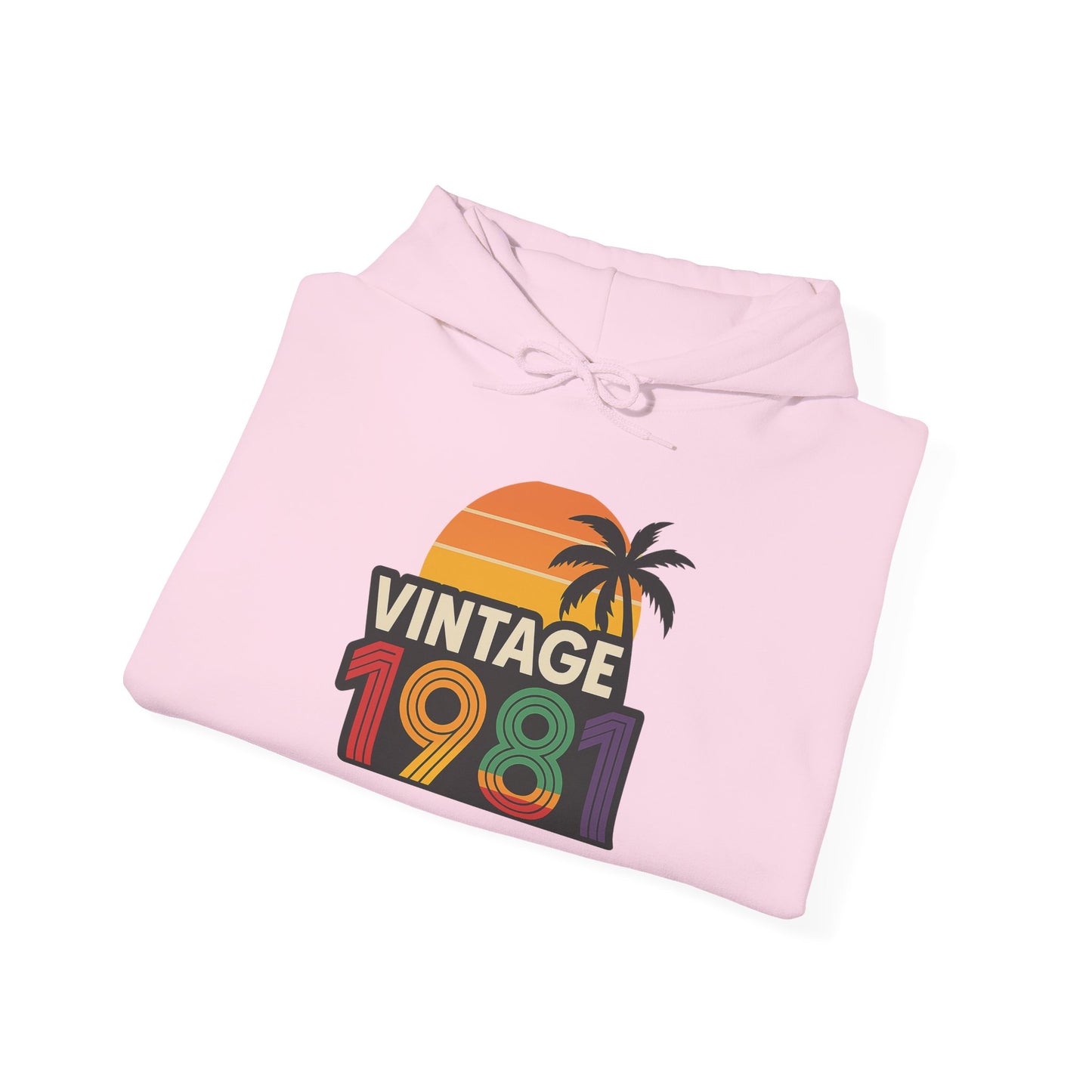 Customizable Retro Birth Year Hoodie Sweatshirt