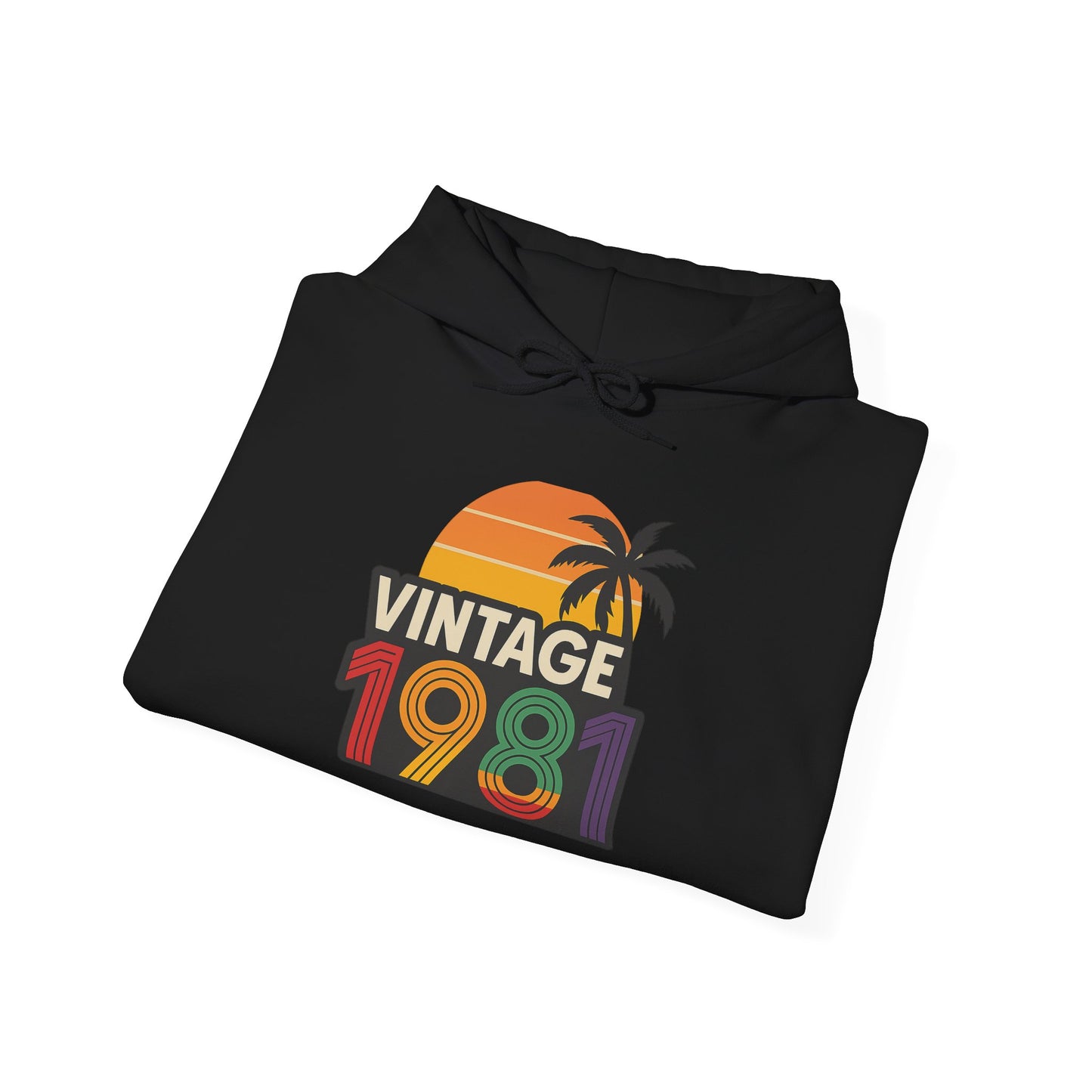 Customizable Retro Birth Year Hoodie Sweatshirt