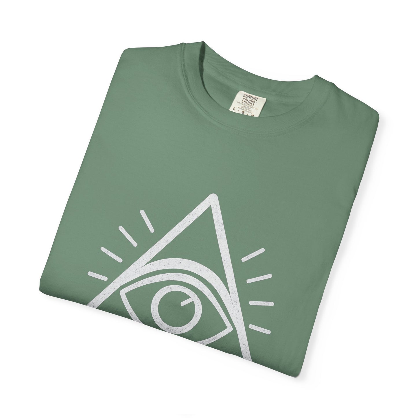 Eye See You Garment-Dyed T-shirt - Progress Over Perfection Design