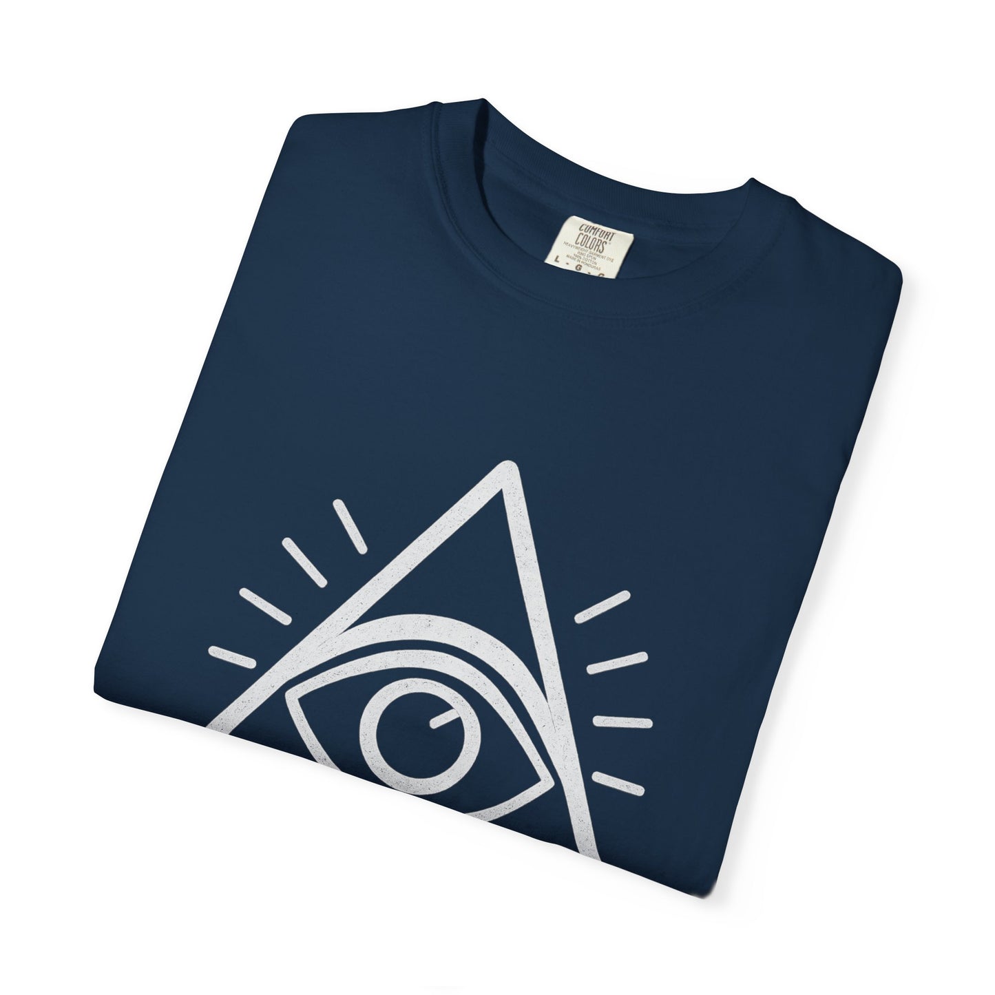 Eye See You Garment-Dyed T-shirt - Progress Over Perfection Design