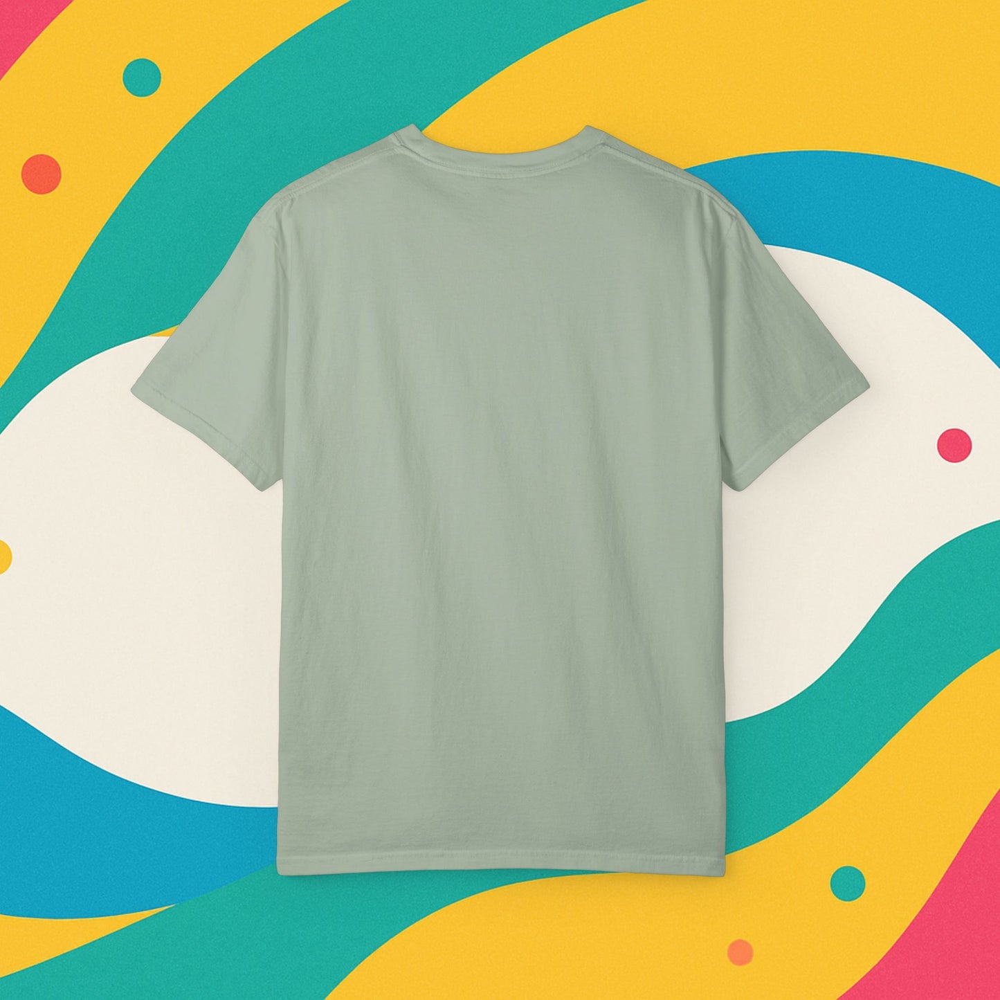 Sunset Garment-Dyed T-shirt - Progress Over Perfection Design