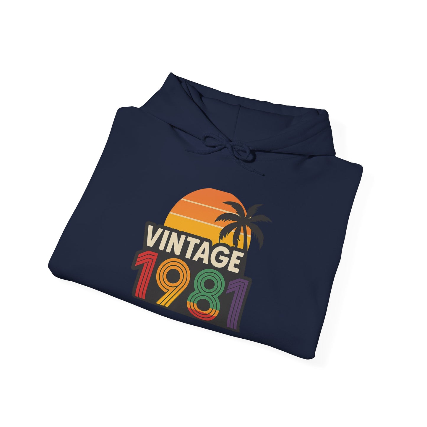 Customizable Retro Birth Year Hoodie Sweatshirt