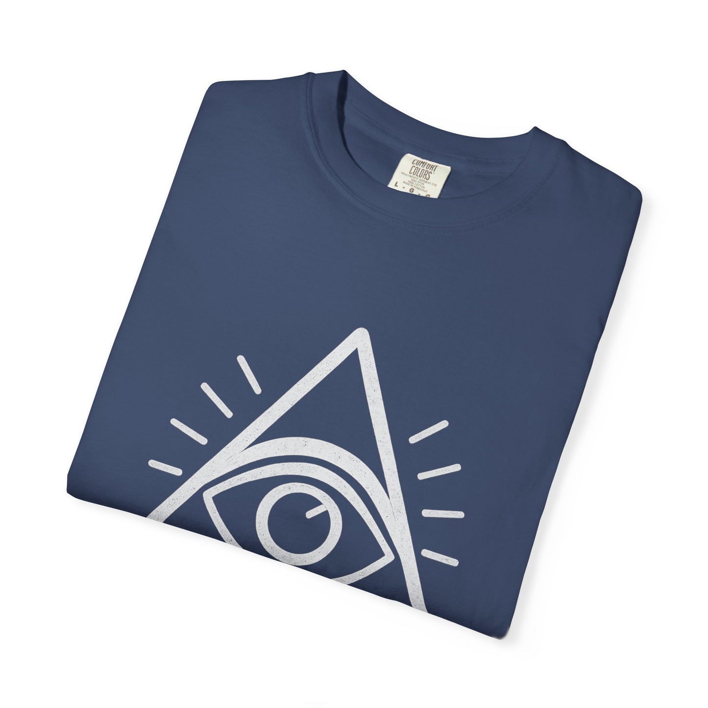Eye See You Garment-Dyed T-shirt - Progress Over Perfection Design