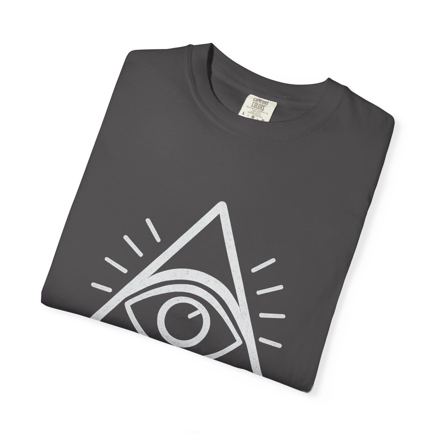 Eye See You Garment-Dyed T-shirt - Progress Over Perfection Design