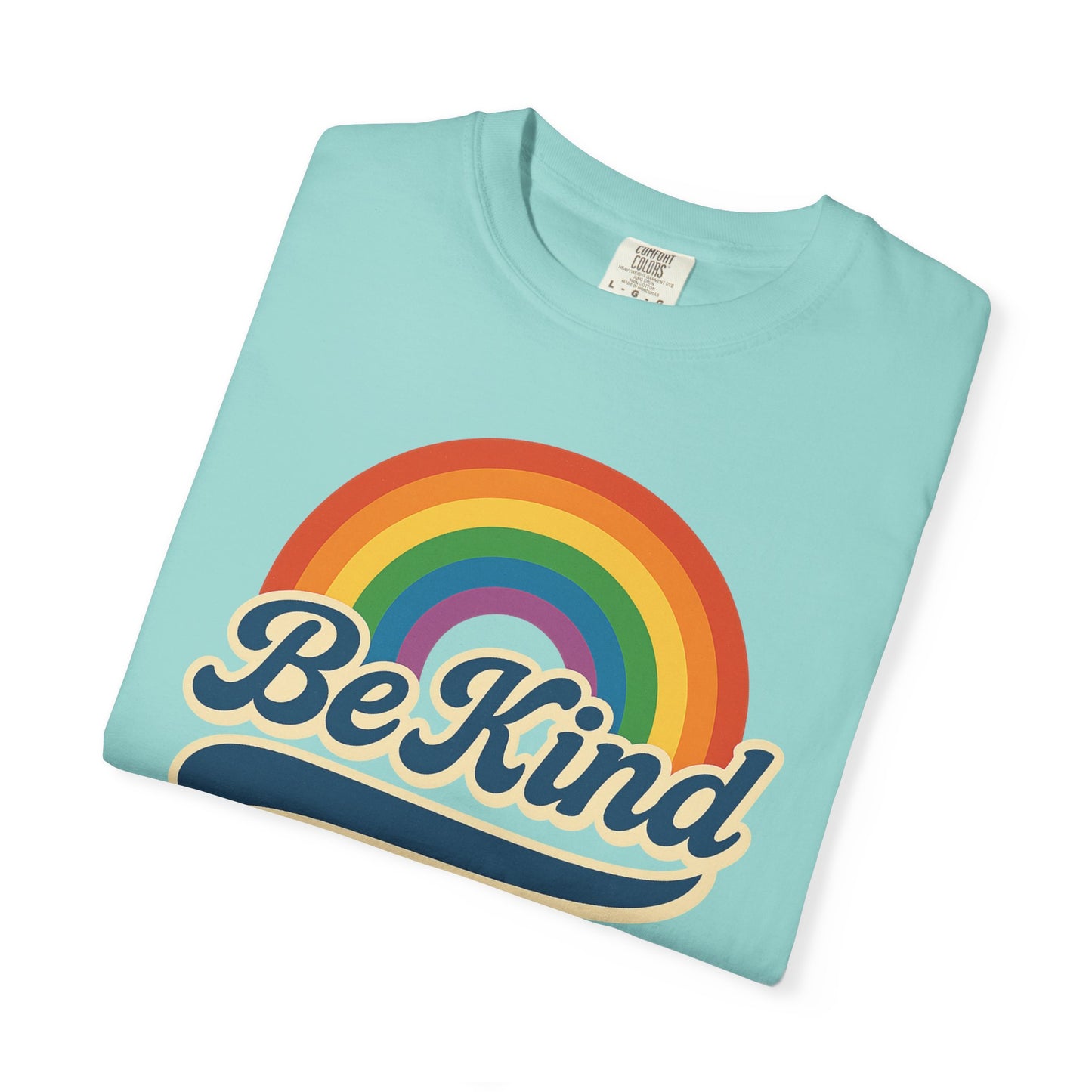 Be Kind Retro T-Shirt Blue
