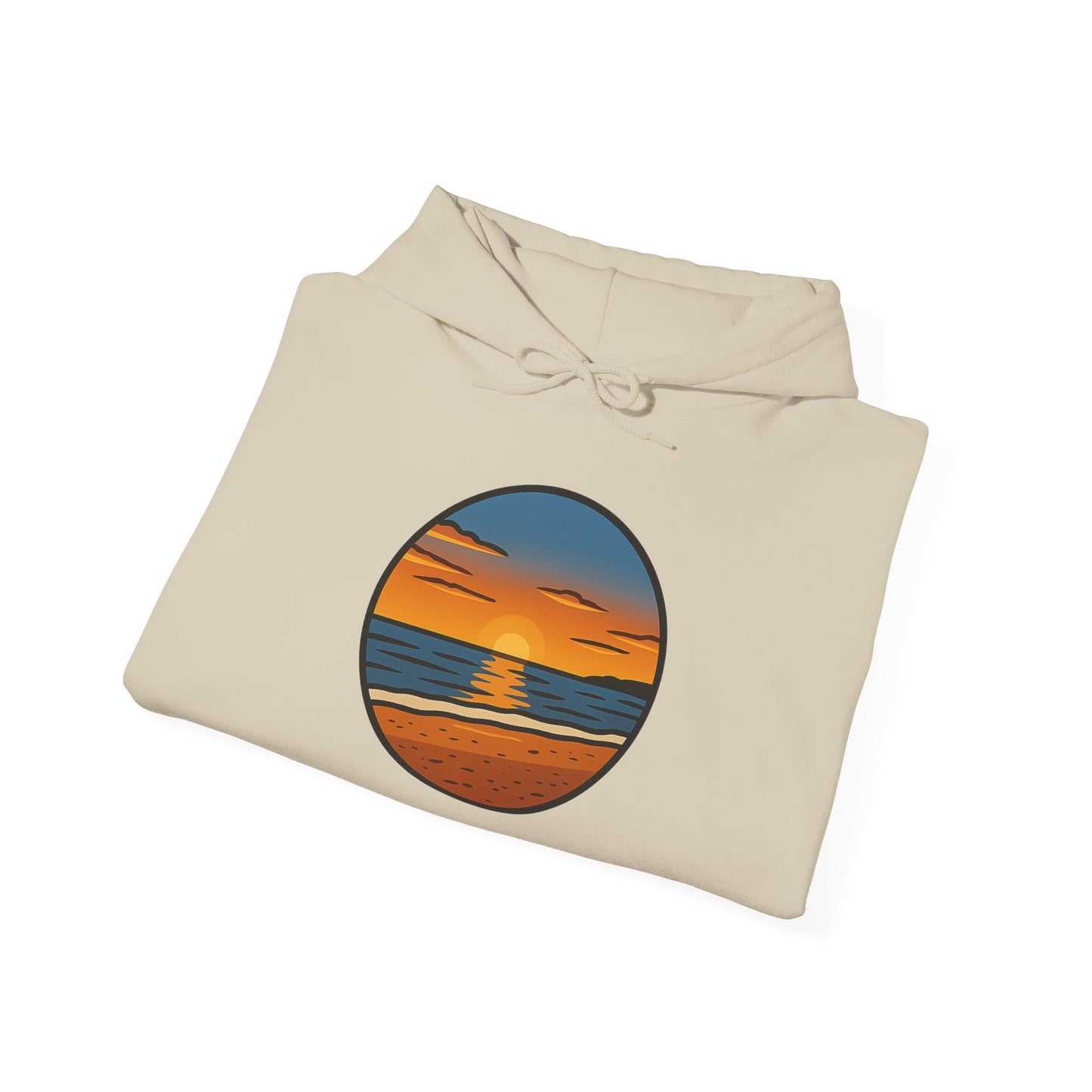 Beach Scene Hoodie Sweatshirt