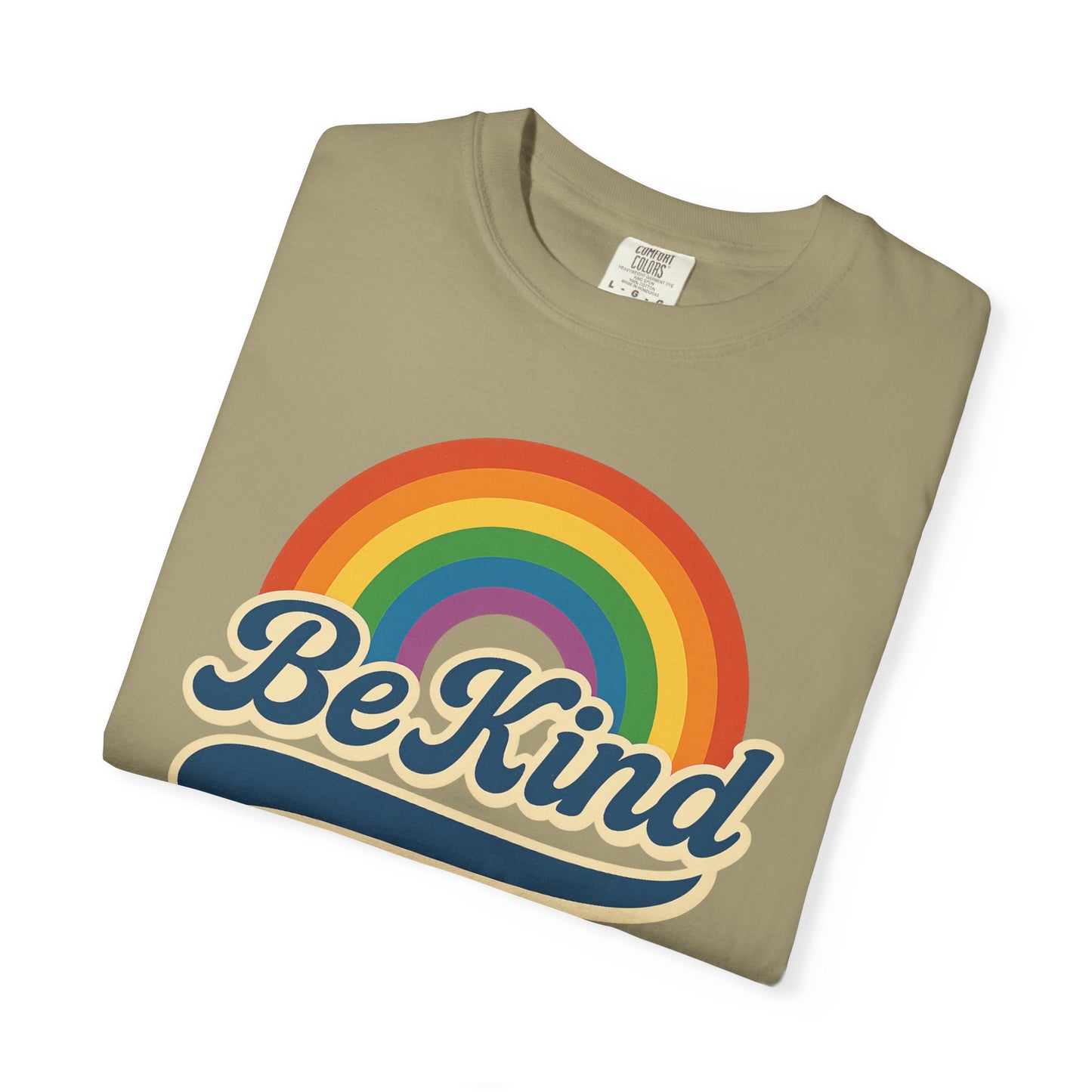 Be Kind Retro T-Shirt Blue