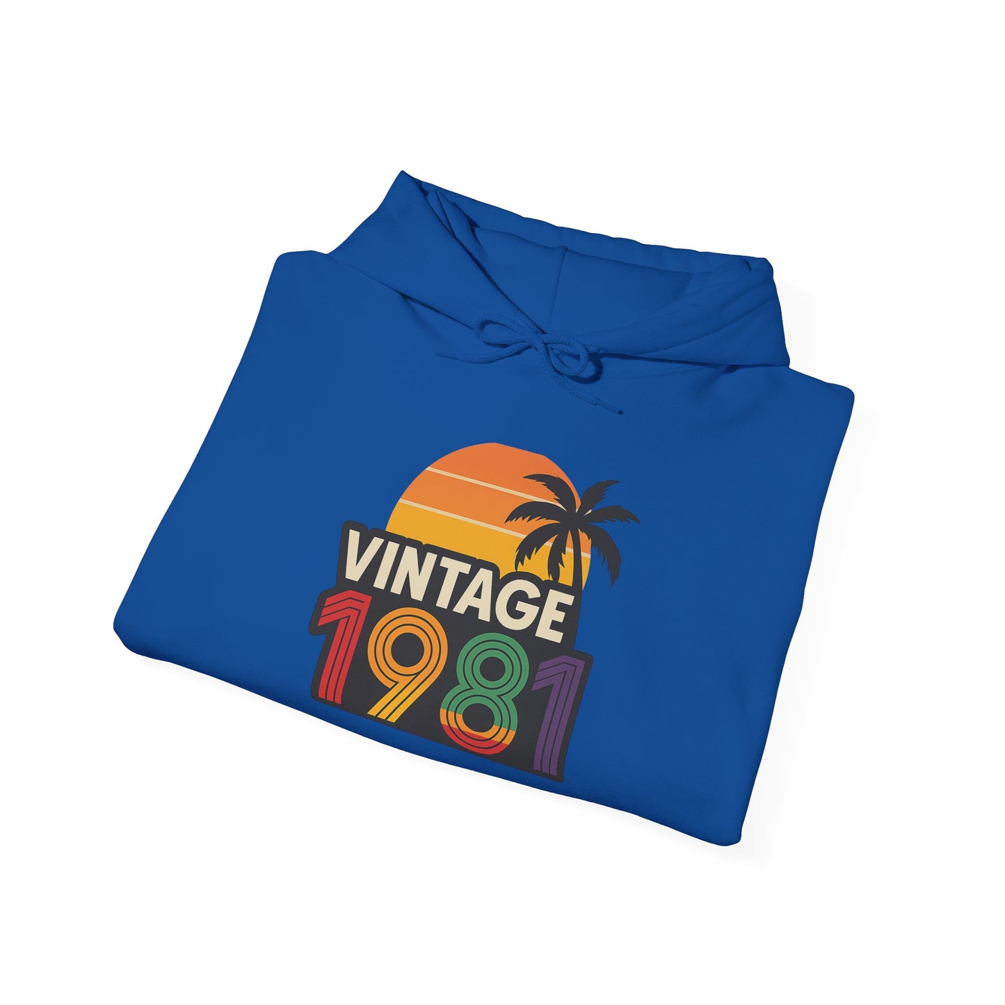 Customizable Retro Birth Year Hoodie Sweatshirt