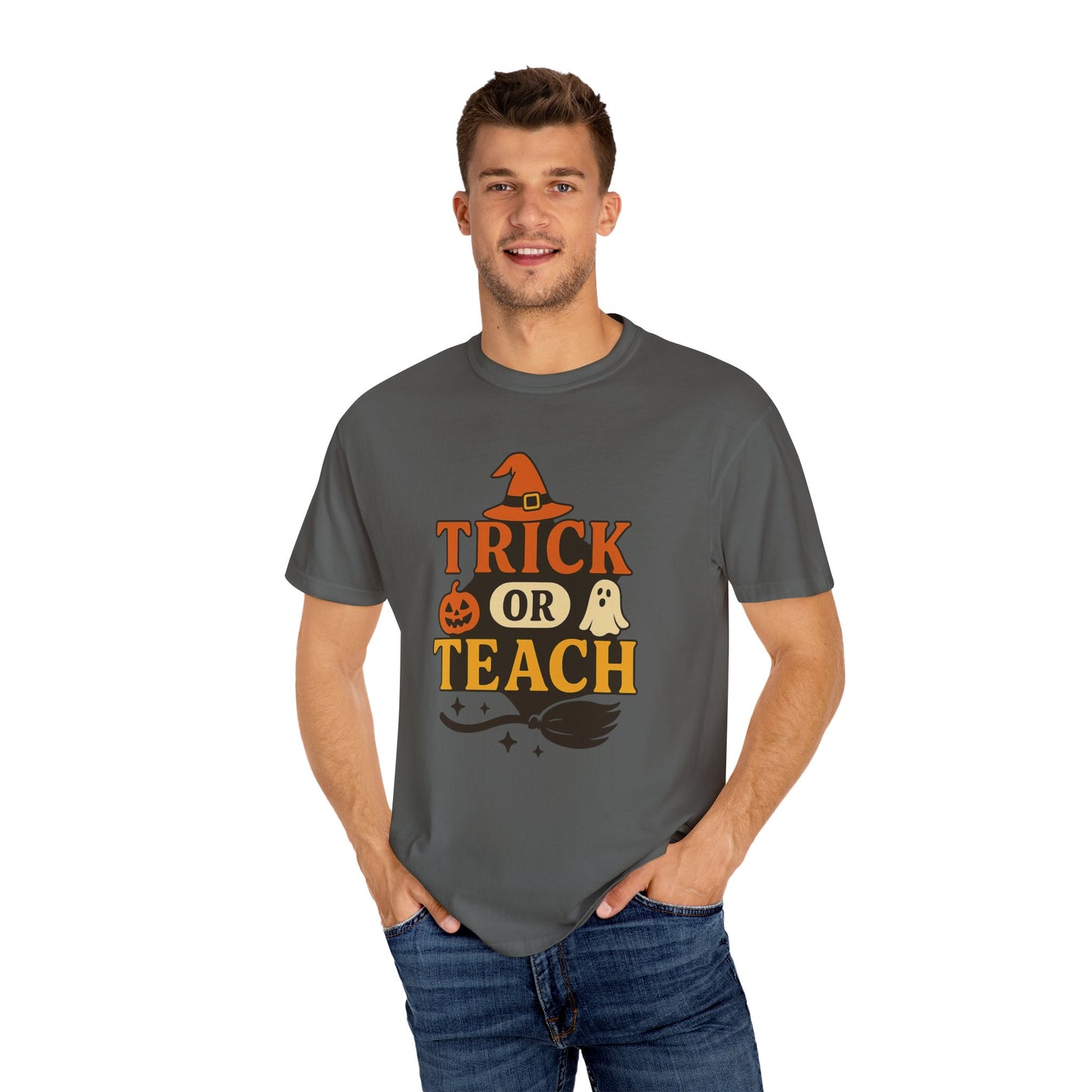Garment-Dyed T-shirt - Trick or Teach