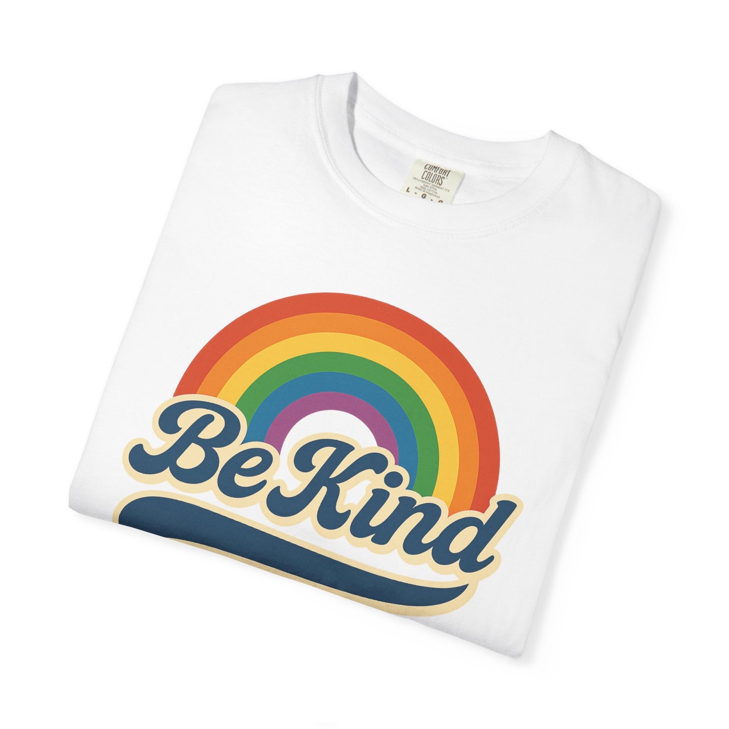 Be Kind Retro T-Shirt Blue