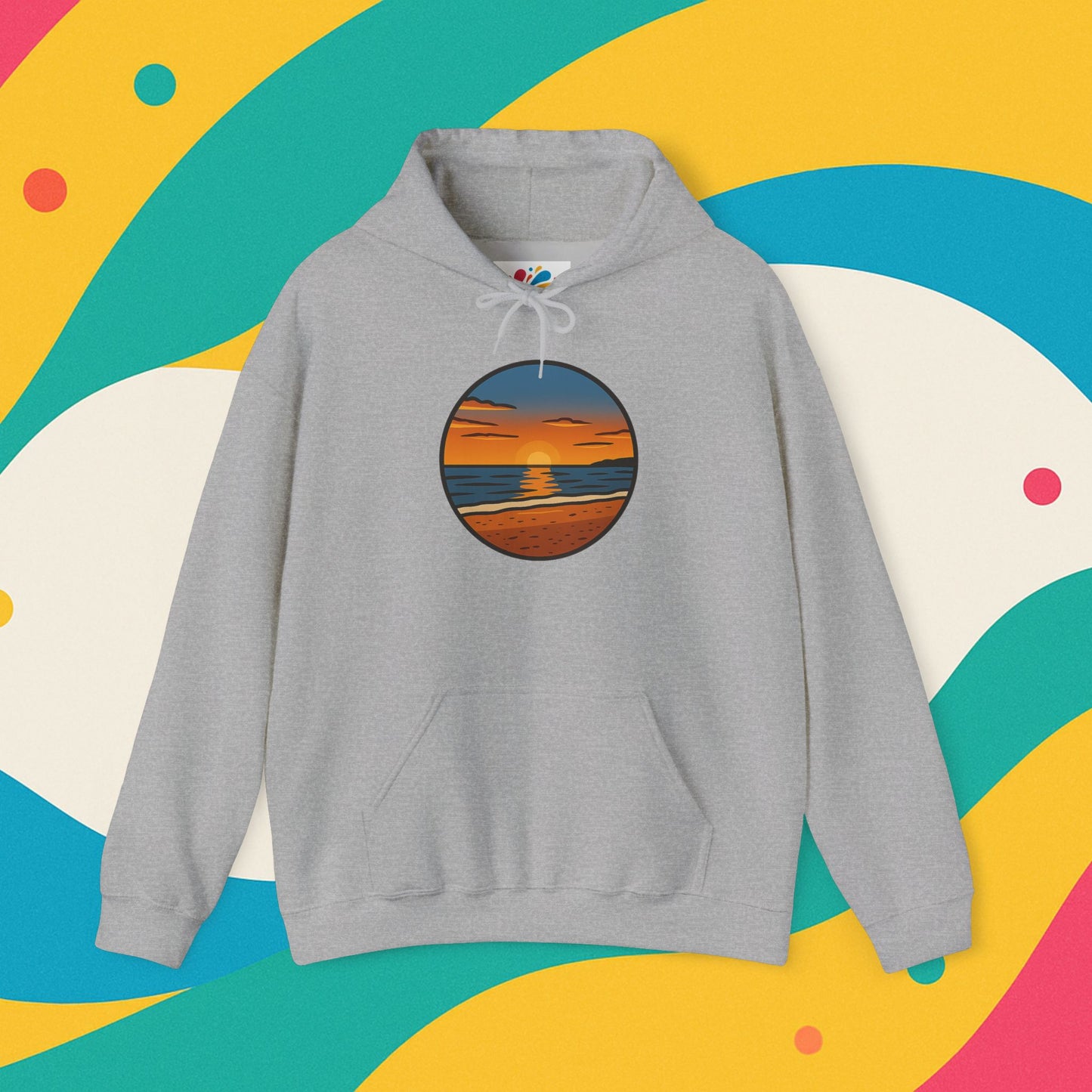 Beach Scene Hoodie Sweatshirt