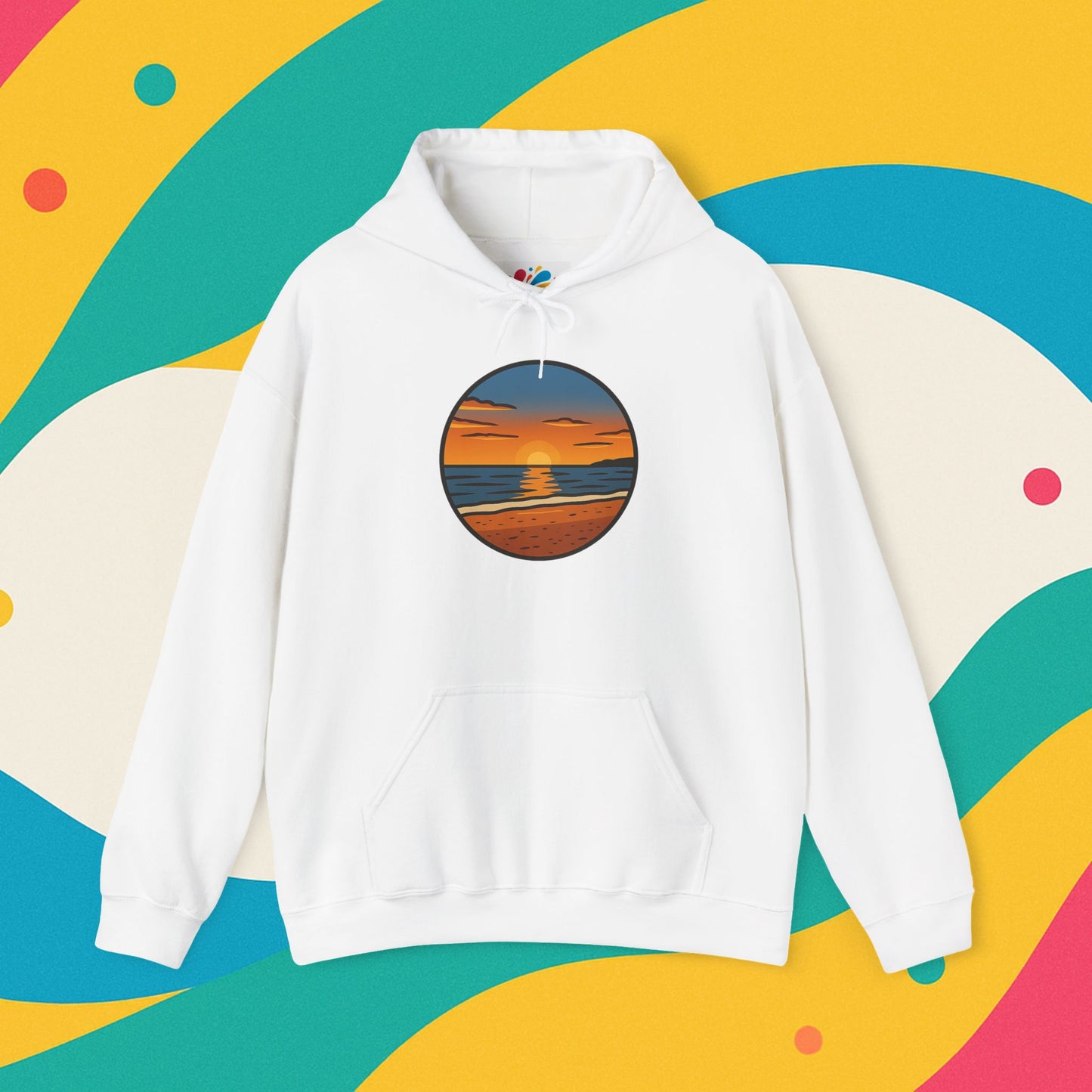 Beach Scene Hoodie Sweatshirt