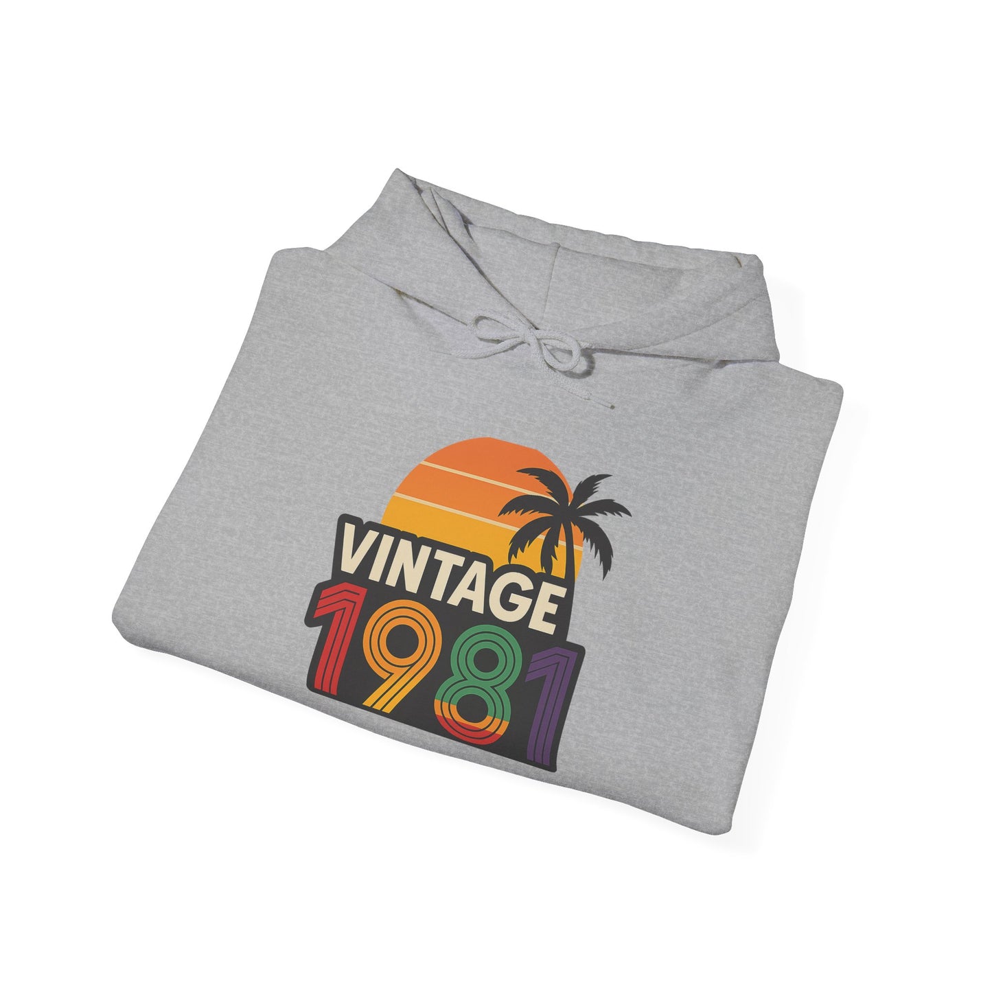 Customizable Retro Birth Year Hoodie Sweatshirt