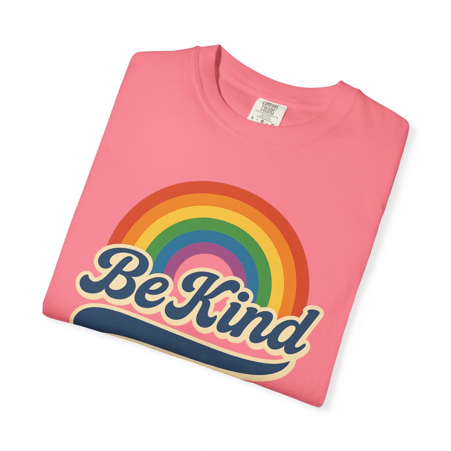 Be Kind Retro T-Shirt Blue