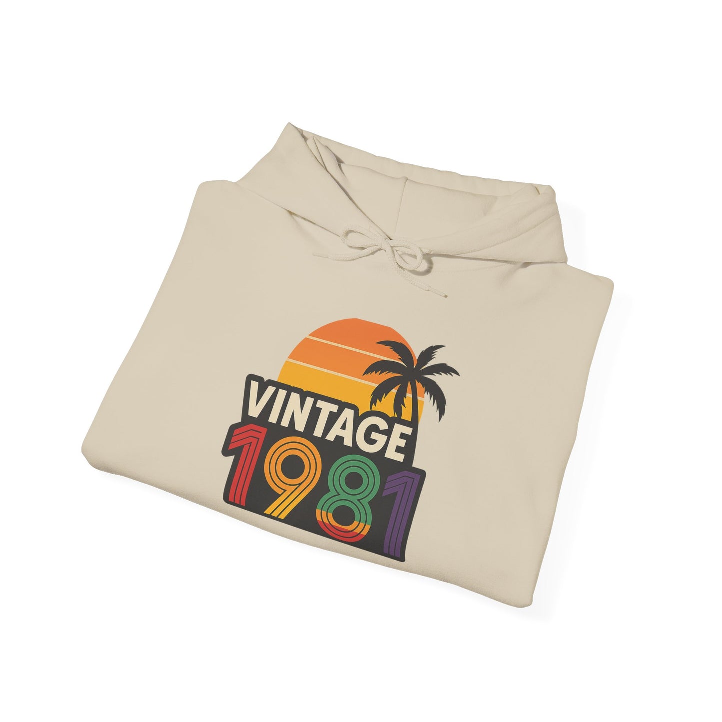 Customizable Retro Birth Year Hoodie Sweatshirt