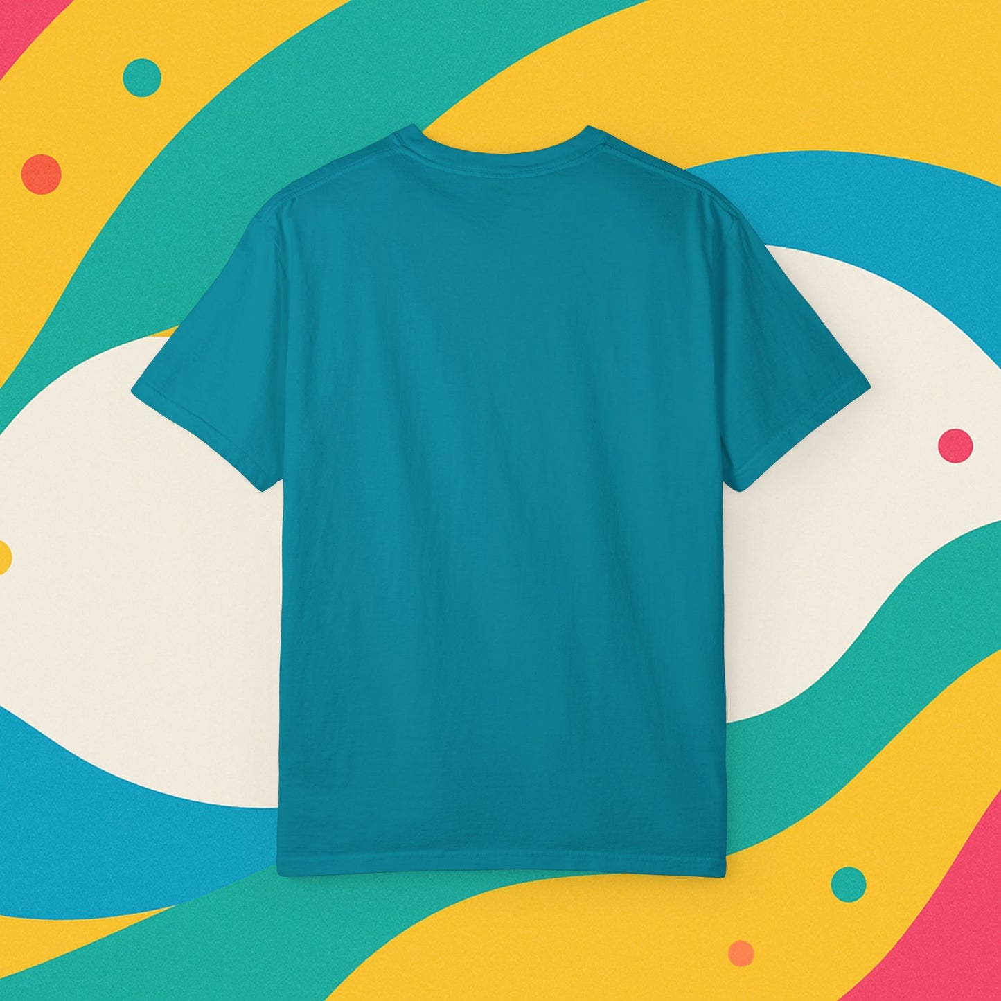 Lifeguard Station Garment-Dyed T-shirt - Progress Over Perfection Design