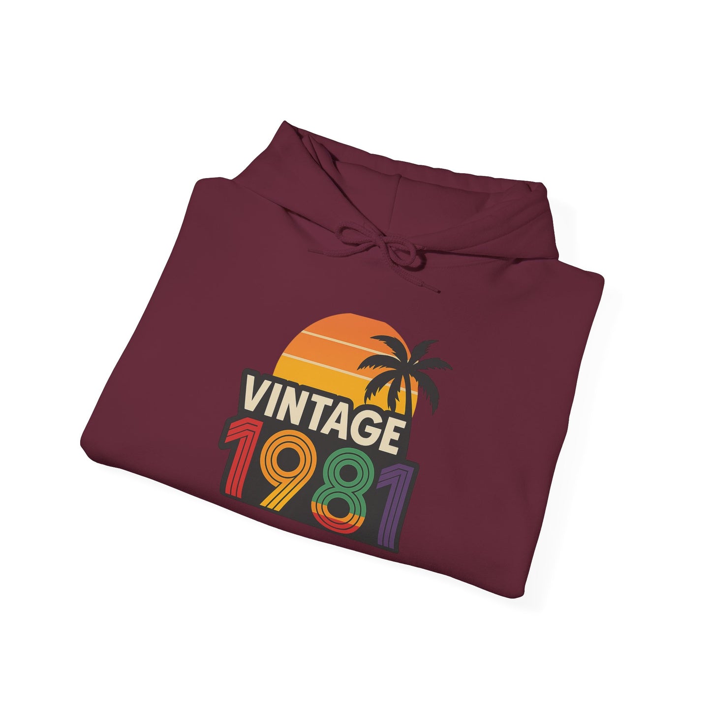 Customizable Retro Birth Year Hoodie Sweatshirt