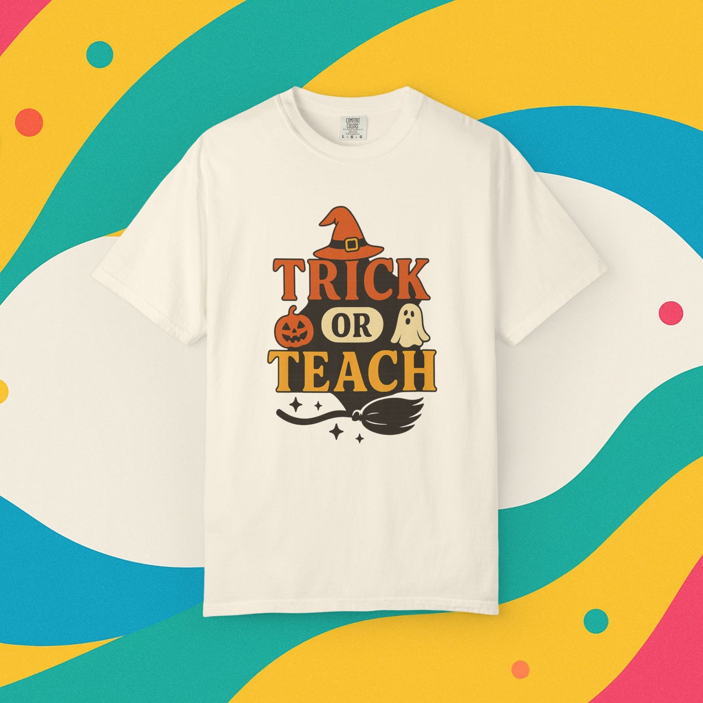 Garment-Dyed T-shirt - Trick or Teach