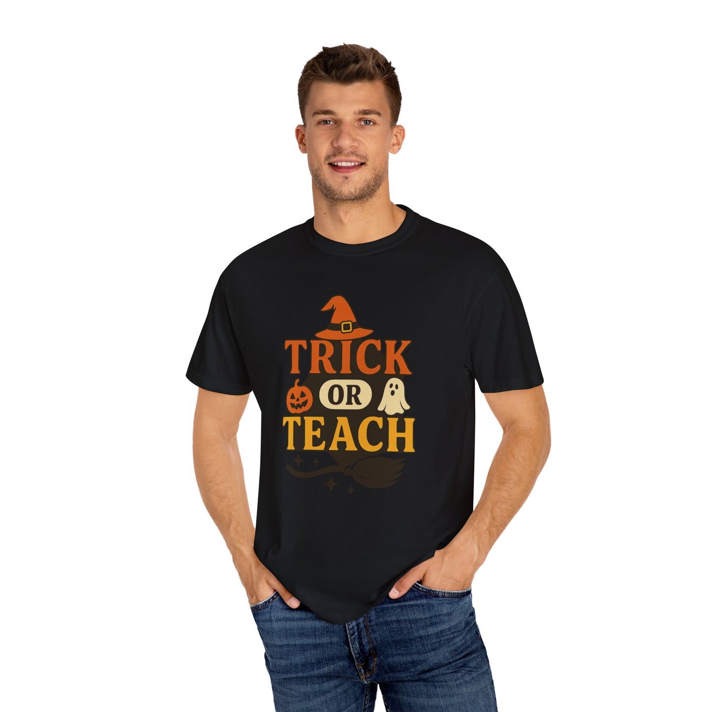 Garment-Dyed T-shirt - Trick or Teach