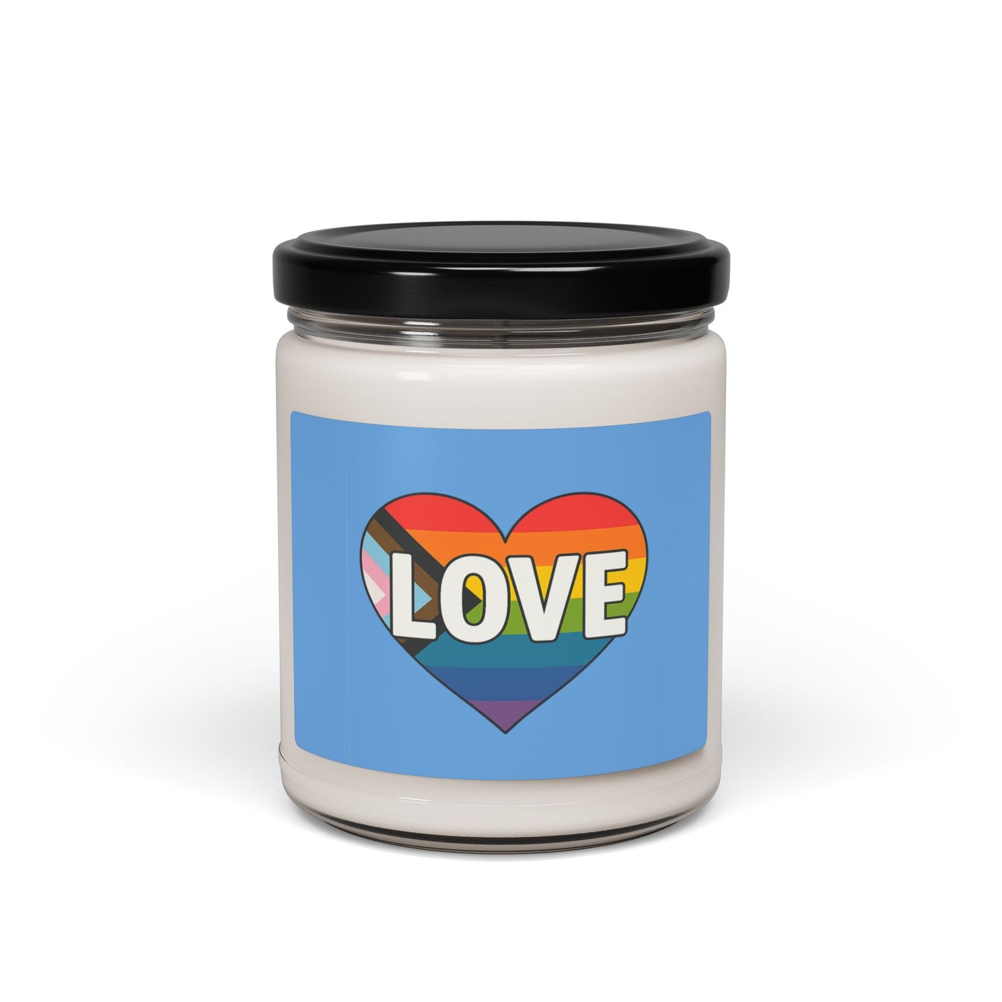 PRIDE LOVE Scented Candle, 9oz | Pride Love| Gifts for Friends, Home Decor, Relaxation, Inspirational Decor, Mindfulness