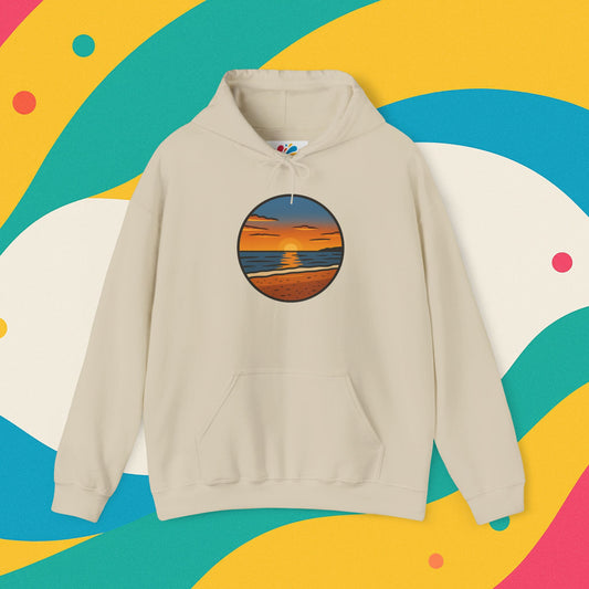 Beach Scene Hoodie Sweatshirt