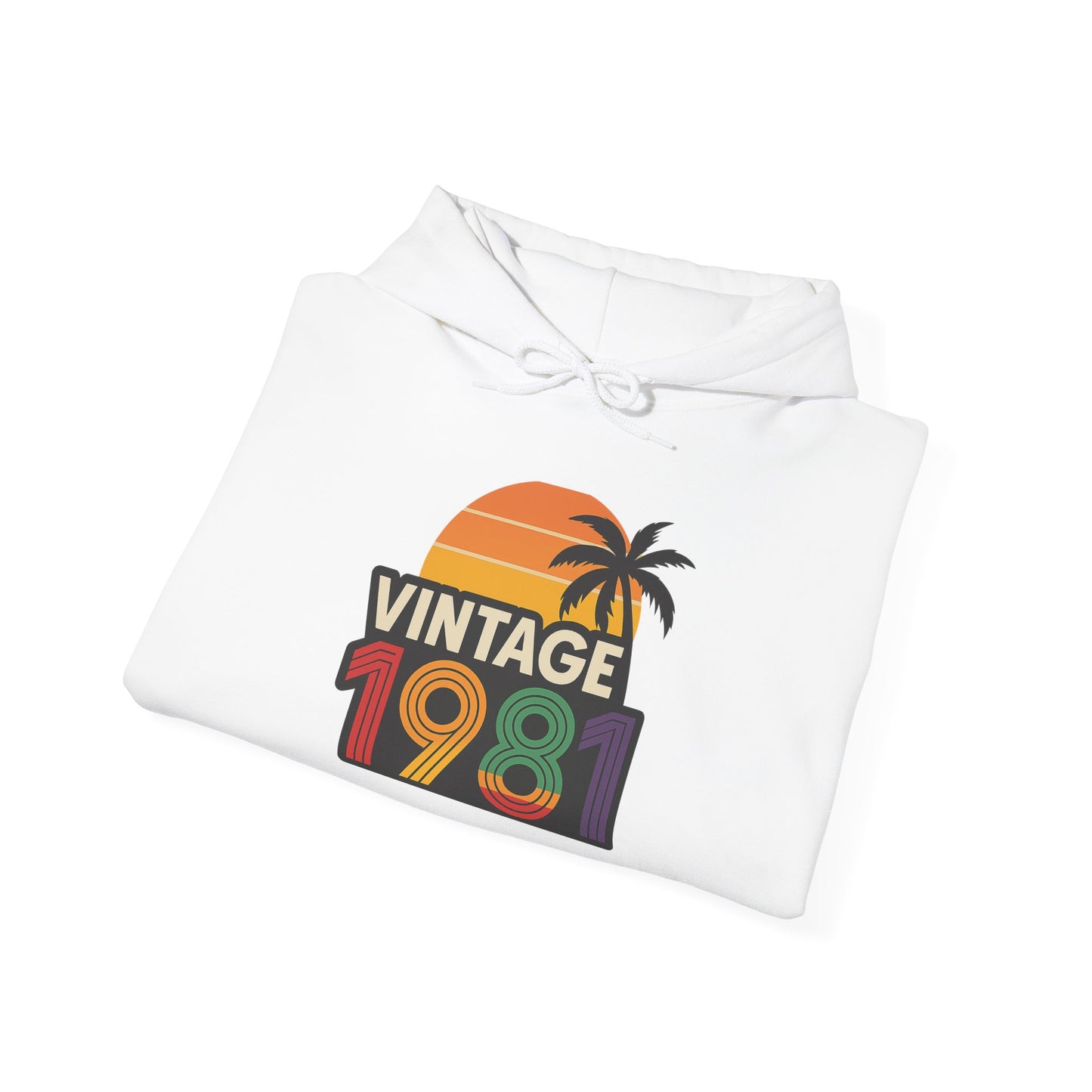 Customizable Retro Birth Year Hoodie Sweatshirt