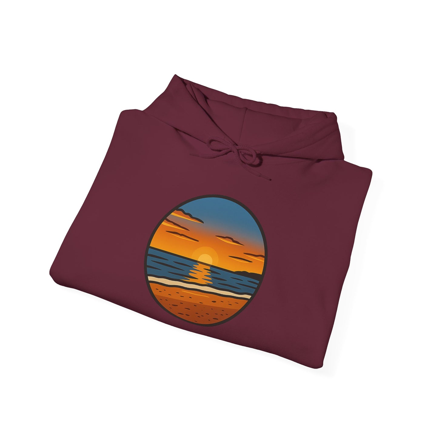 Beach Scene Hoodie Sweatshirt