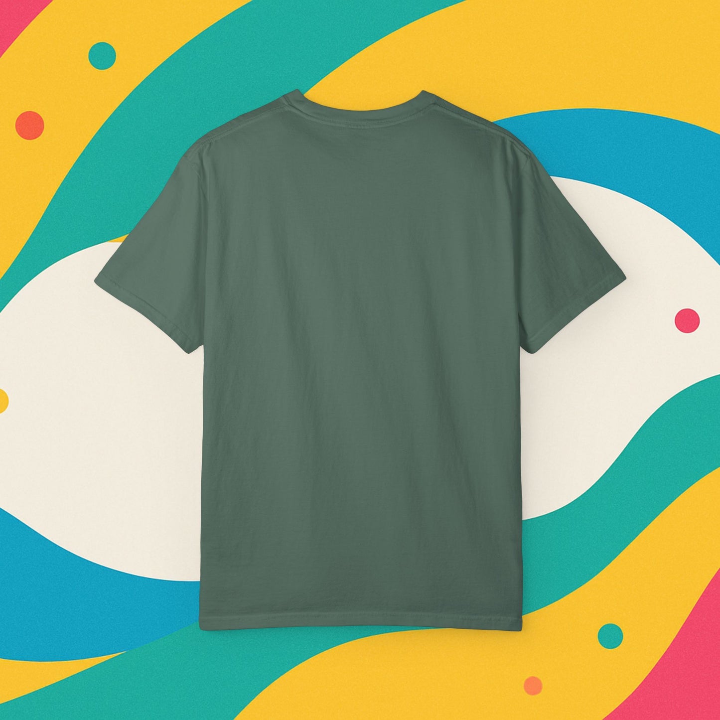 Garment-Dyed T-shirt - Progress Over Perfection Design
