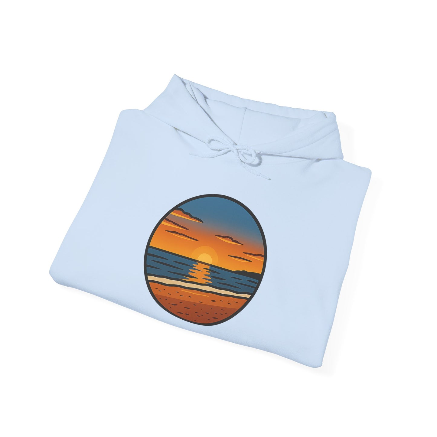 Beach Scene Hoodie Sweatshirt