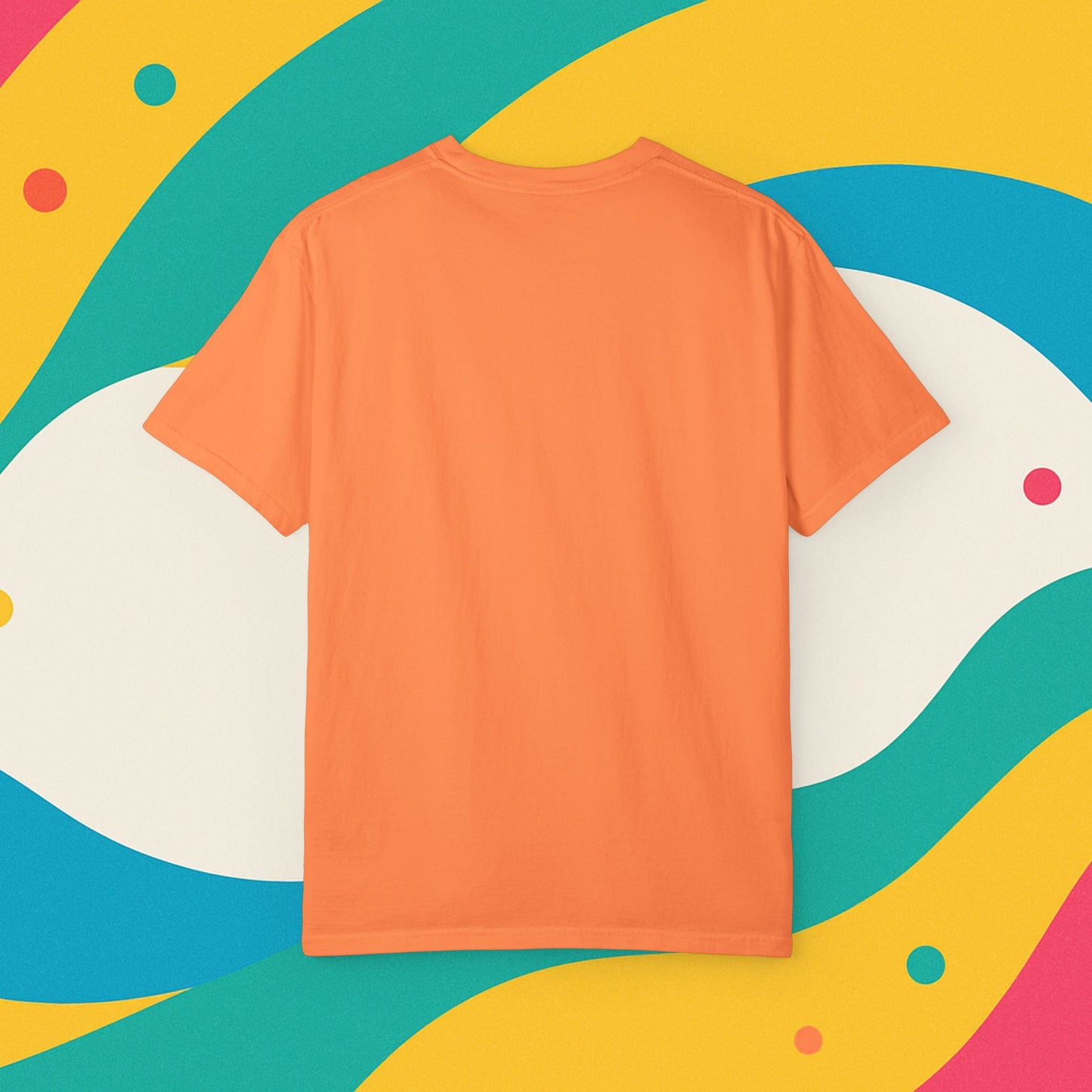 Sunset Garment-Dyed T-shirt - Progress Over Perfection Design