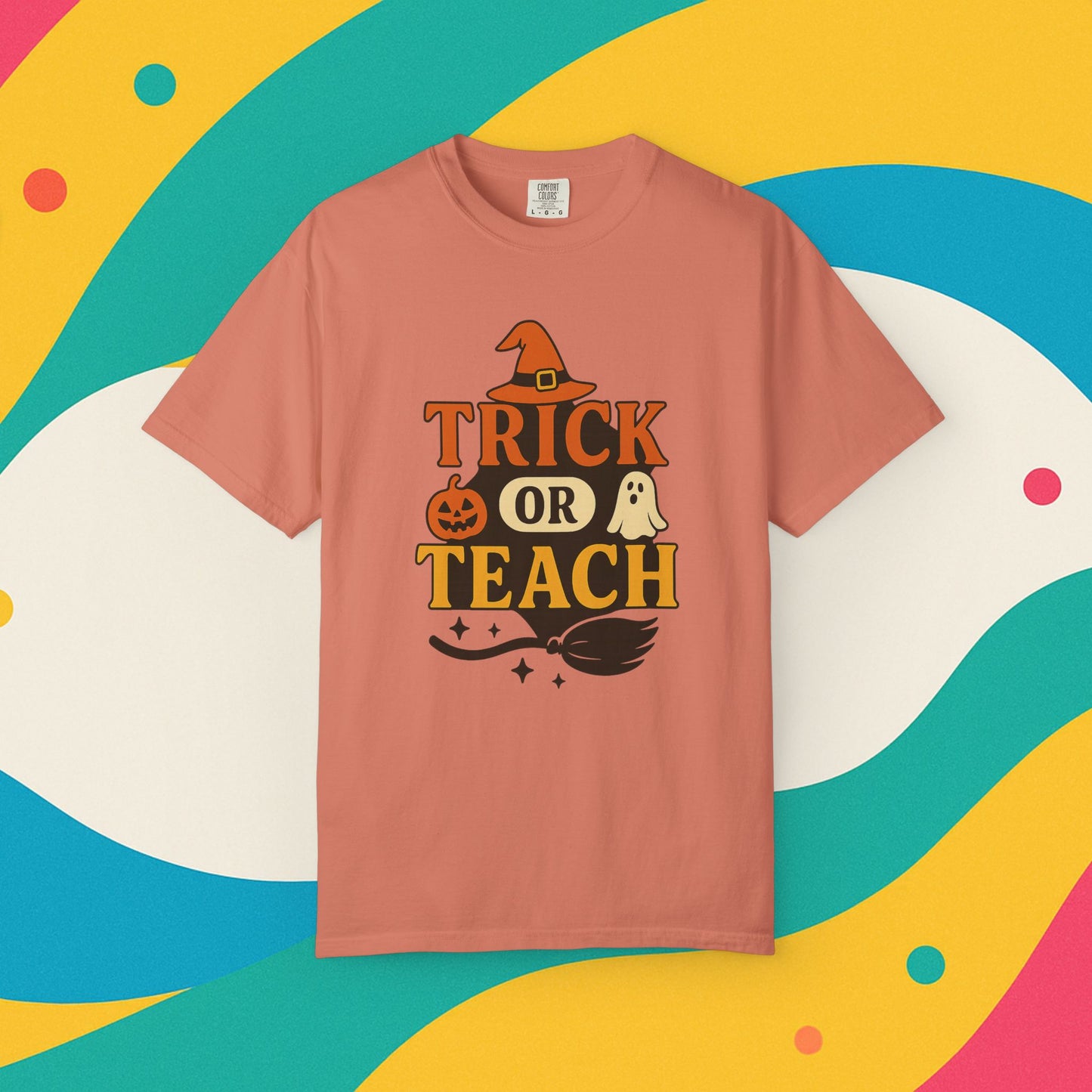 Garment-Dyed T-shirt - Trick or Teach