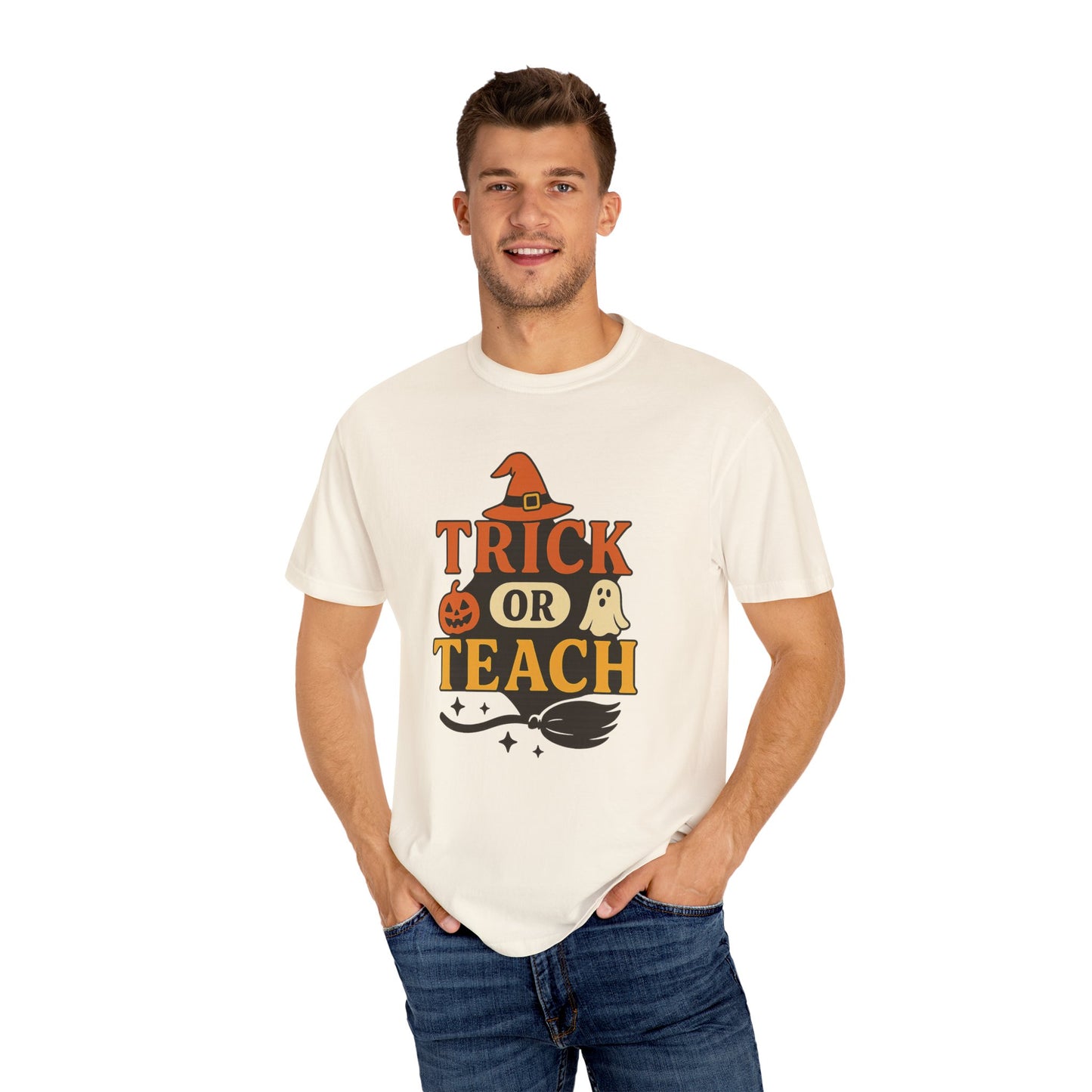 Garment-Dyed T-shirt - Trick or Teach