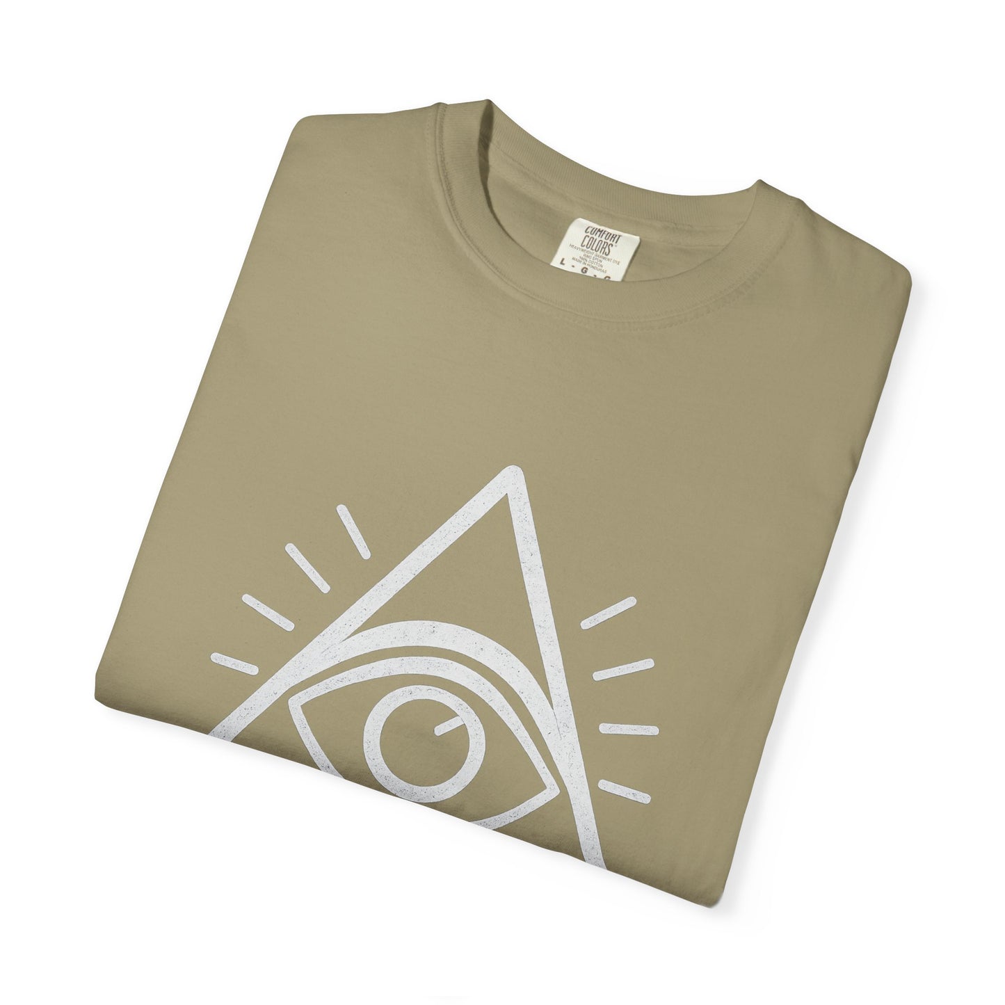 Eye See You Garment-Dyed T-shirt - Progress Over Perfection Design