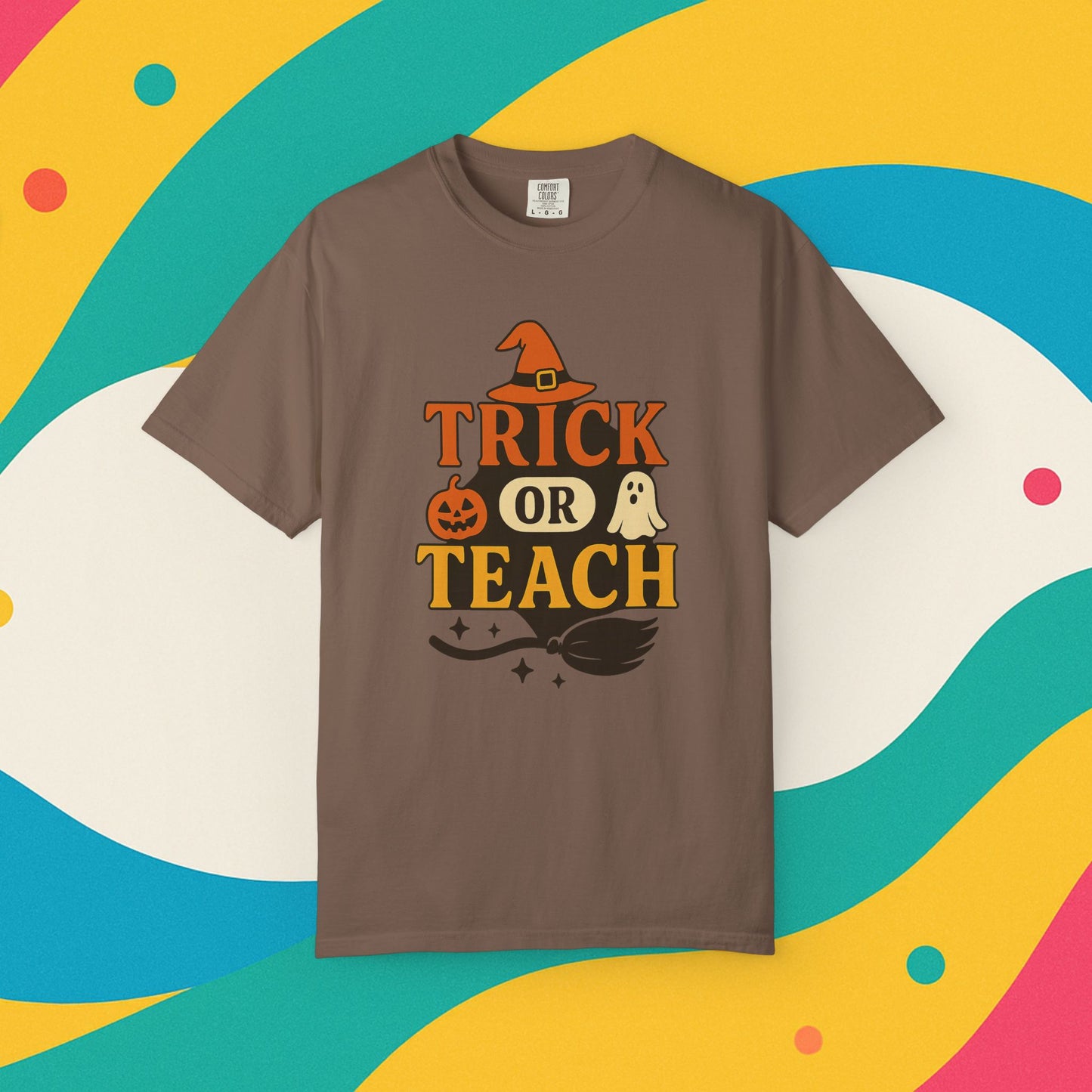 Garment-Dyed T-shirt - Trick or Teach