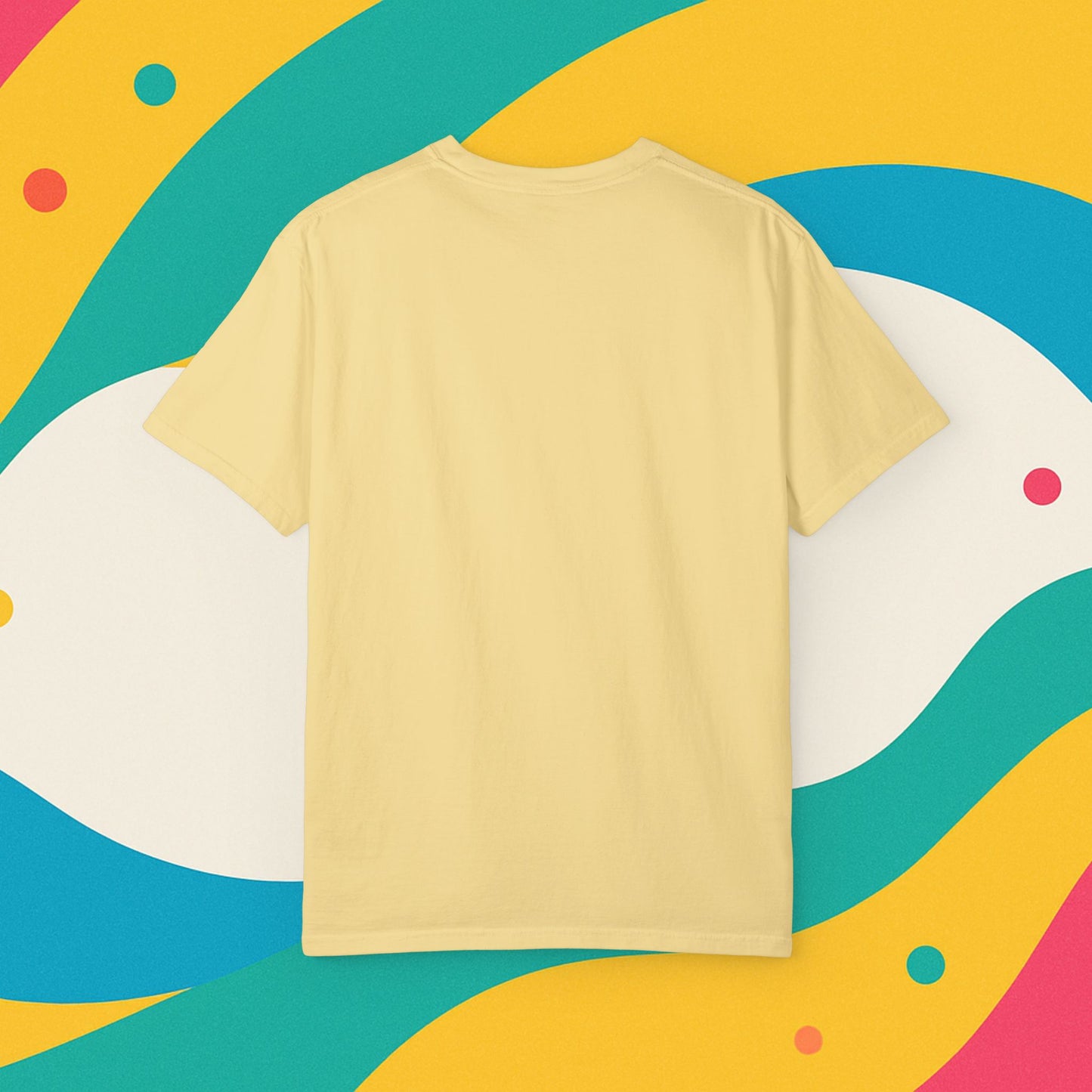Lifeguard Station Garment-Dyed T-shirt - Progress Over Perfection Design