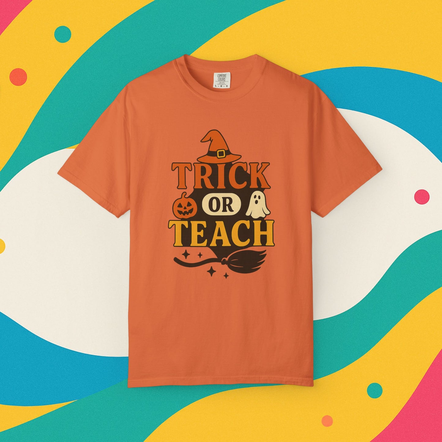 Garment-Dyed T-shirt - Trick or Teach